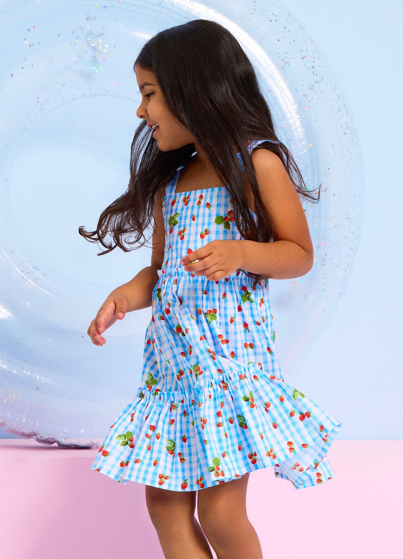 Beach Picnic Tiered Dress - Beach Picnic