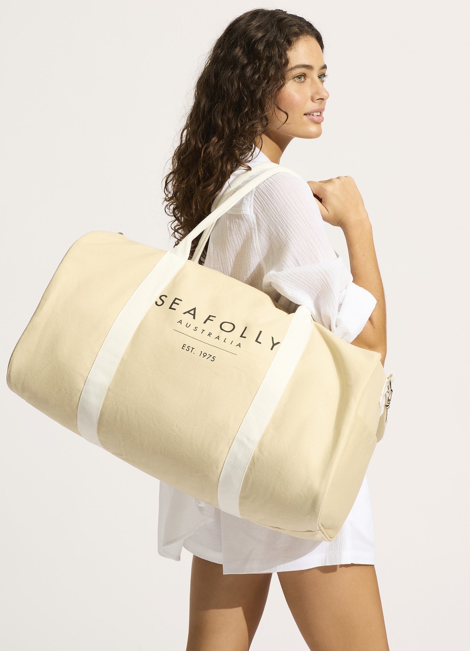 Canvas Duffle Bag - Sand - Sand