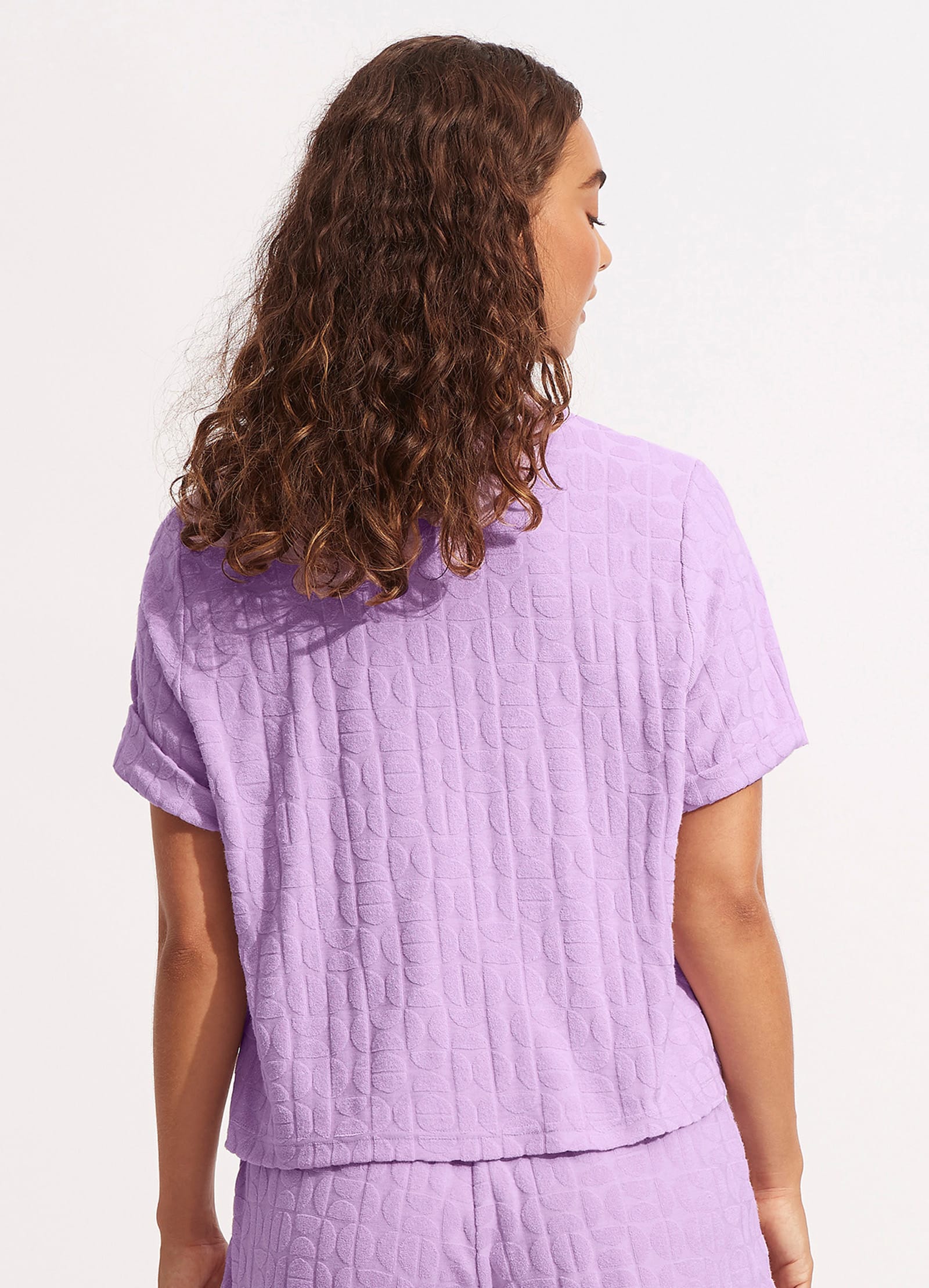 Capri Terry Tee - Wild Rose - Wild Rose view 4