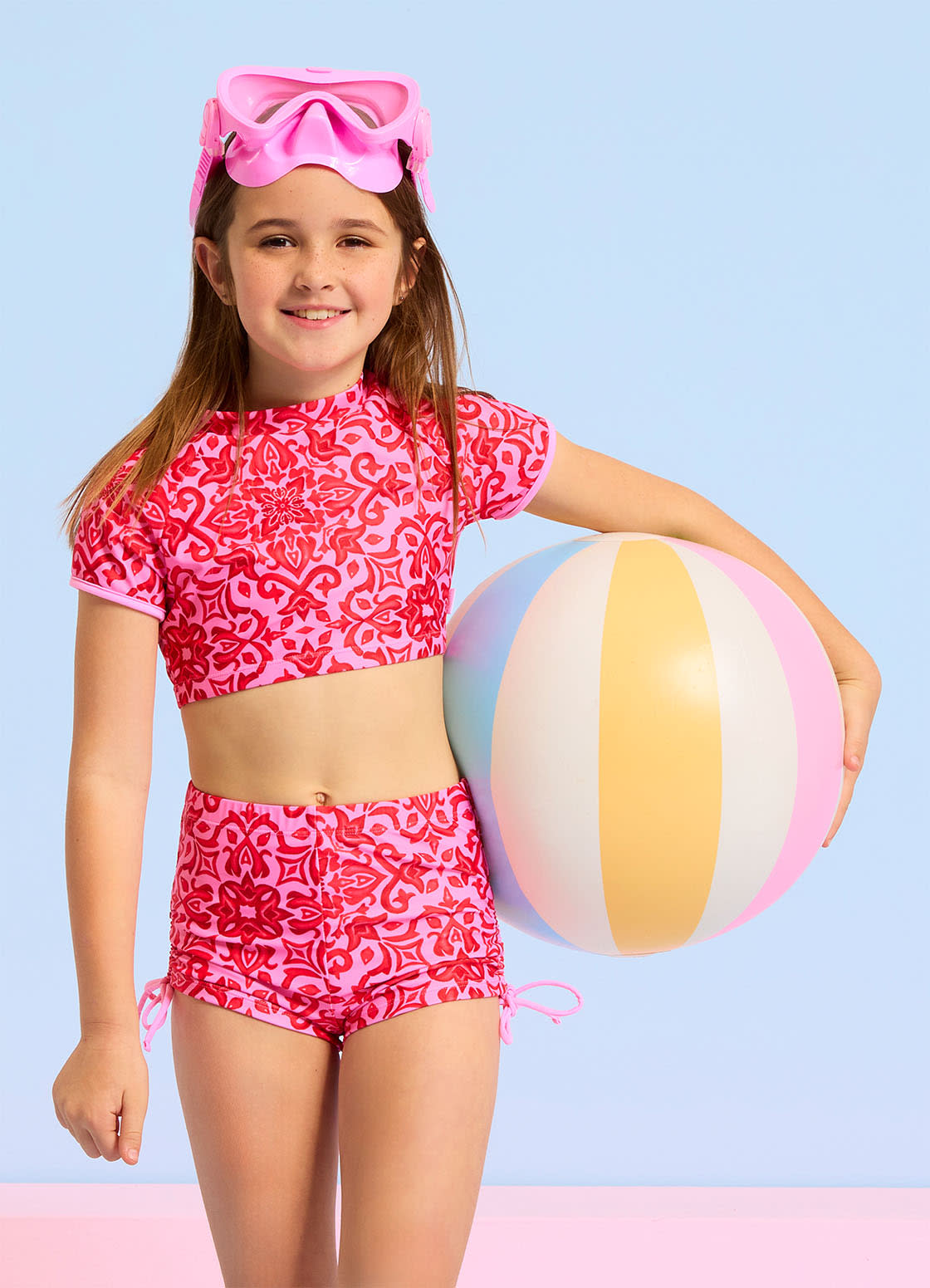 Capri Tile Boy Leg Surf Set - Capri