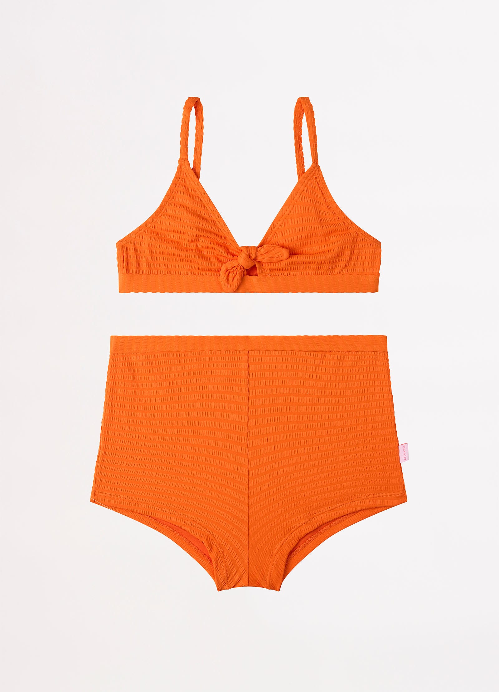 Girls Papillon Bikini Set  - Mandarin - Mandarin