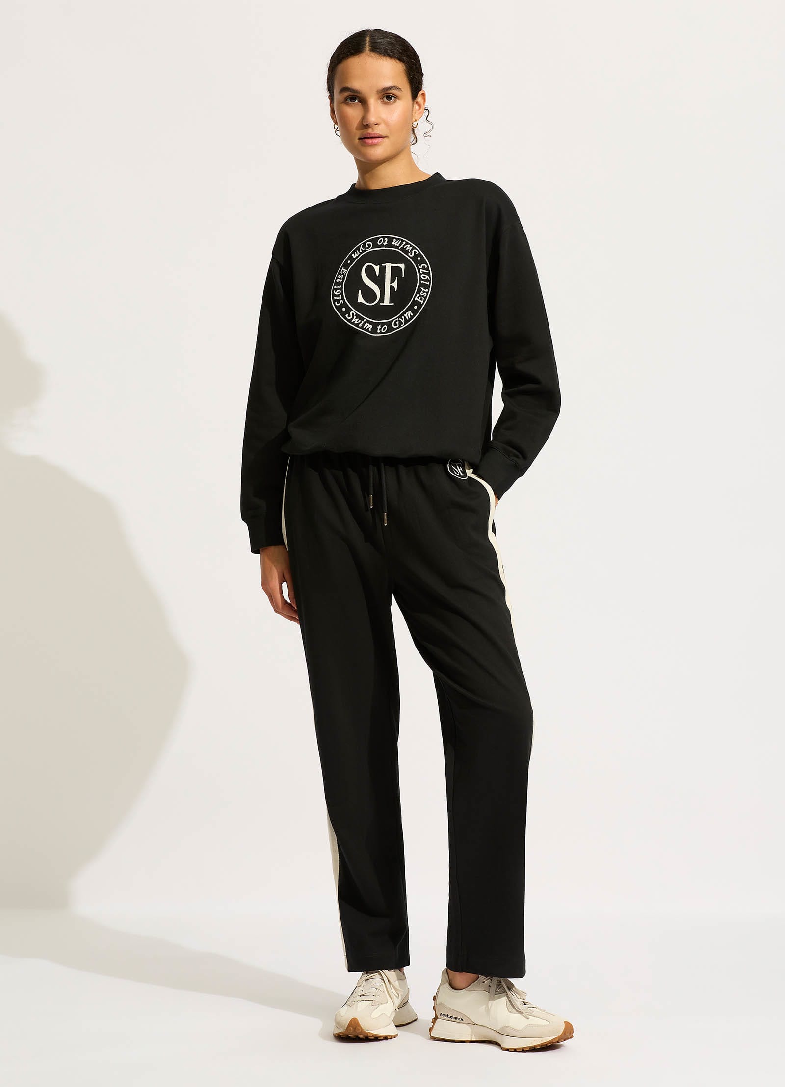 Heritage Sweat Pants  - Black - Black