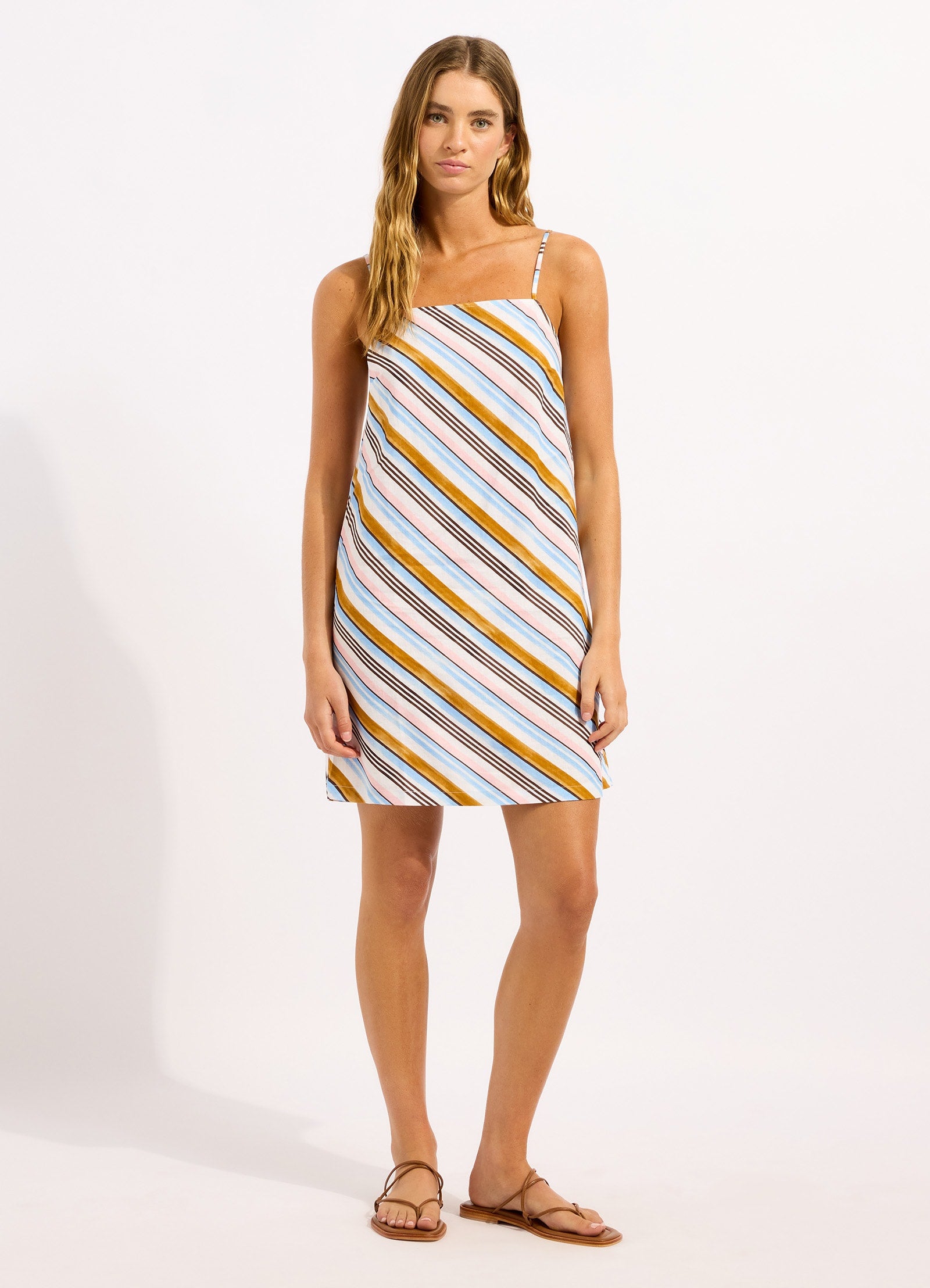 Kai Bandeau Mini Dress - Powder Blue