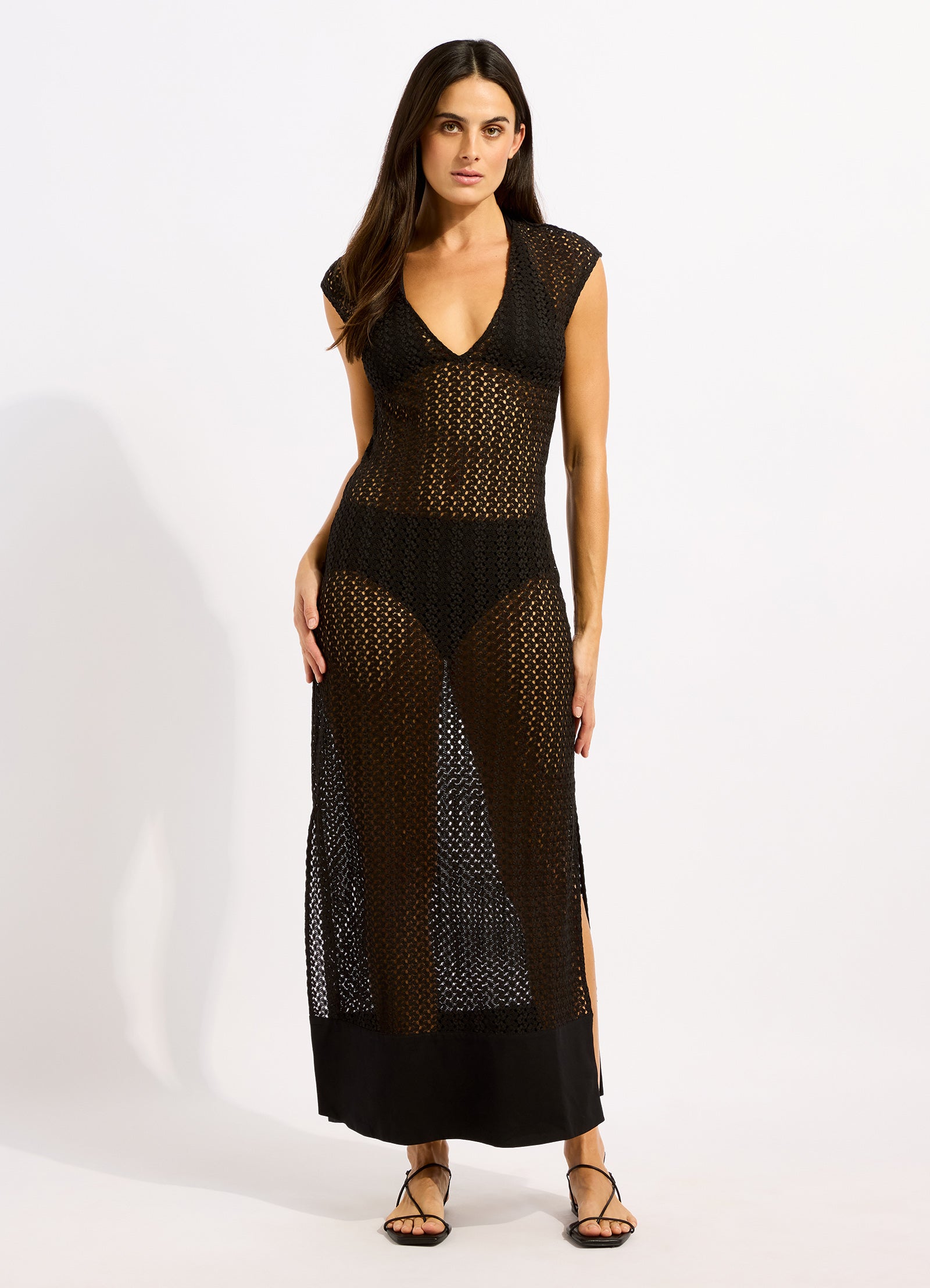 Maxi Tank Dress - Black