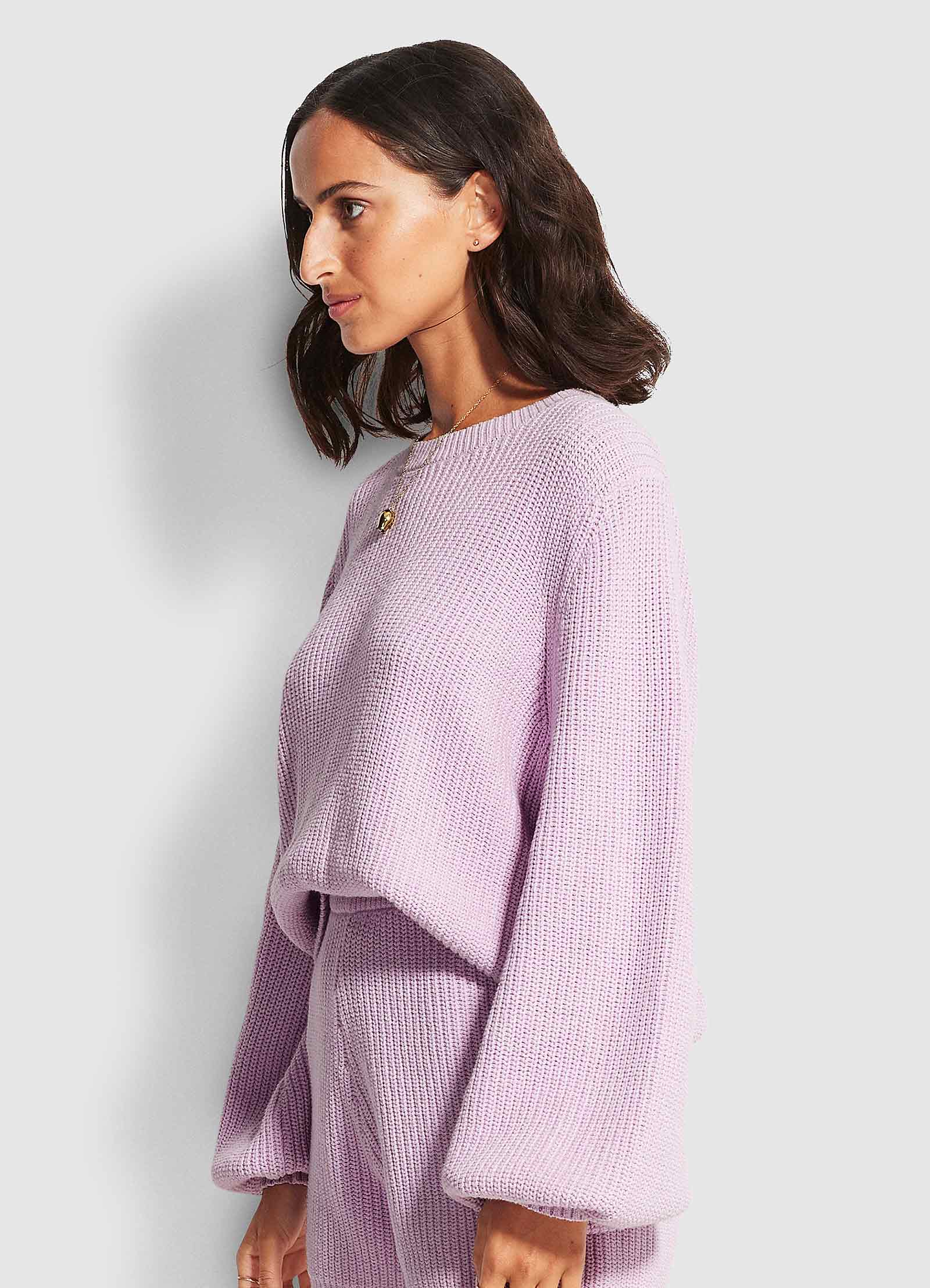 North Coast Chunky Knit - Lilac - Lilac