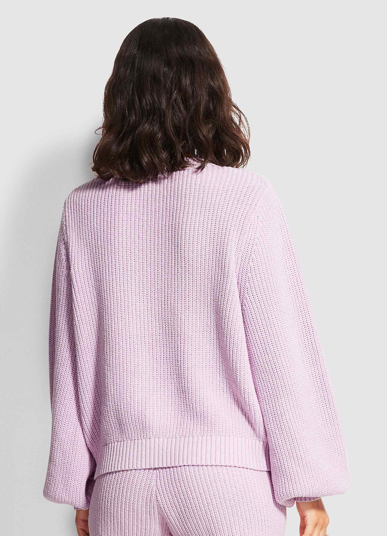North Coast Chunky Knit - Lilac - Lilac view 3
