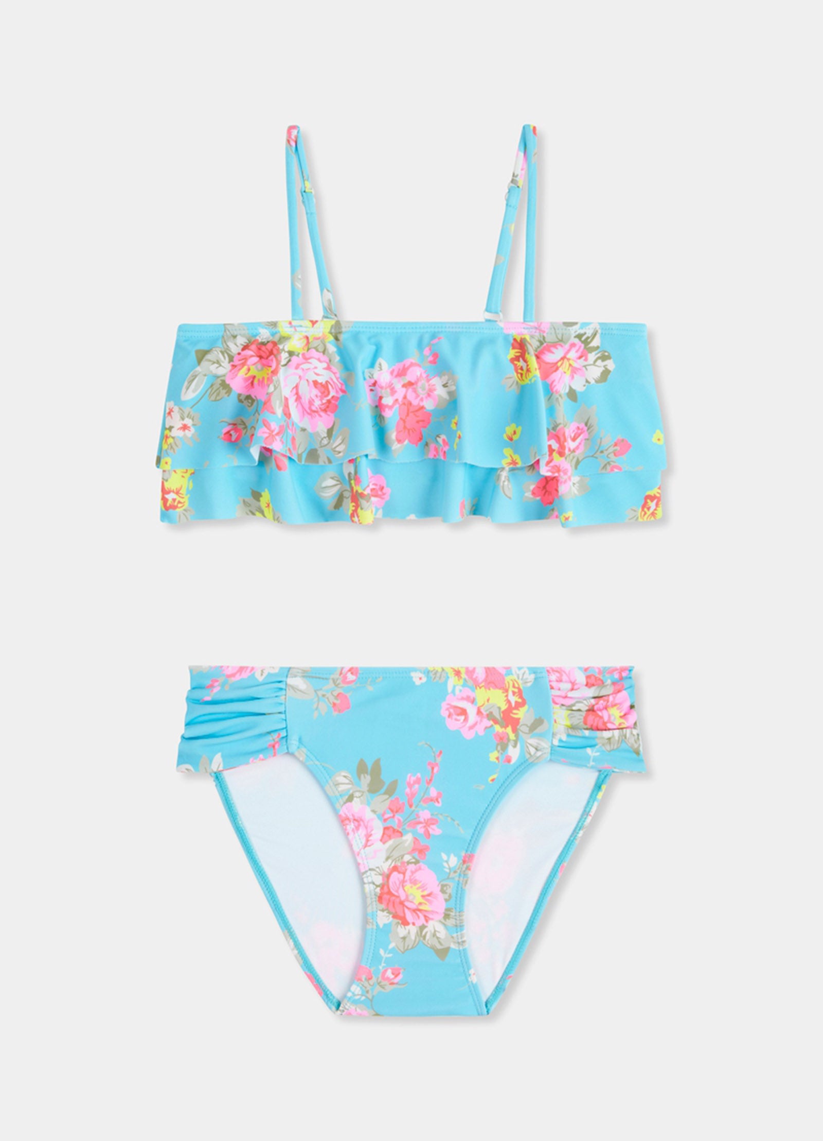 Paradise Garden Girls Ruffle Bandeau Bikini - Paradise - Paradise