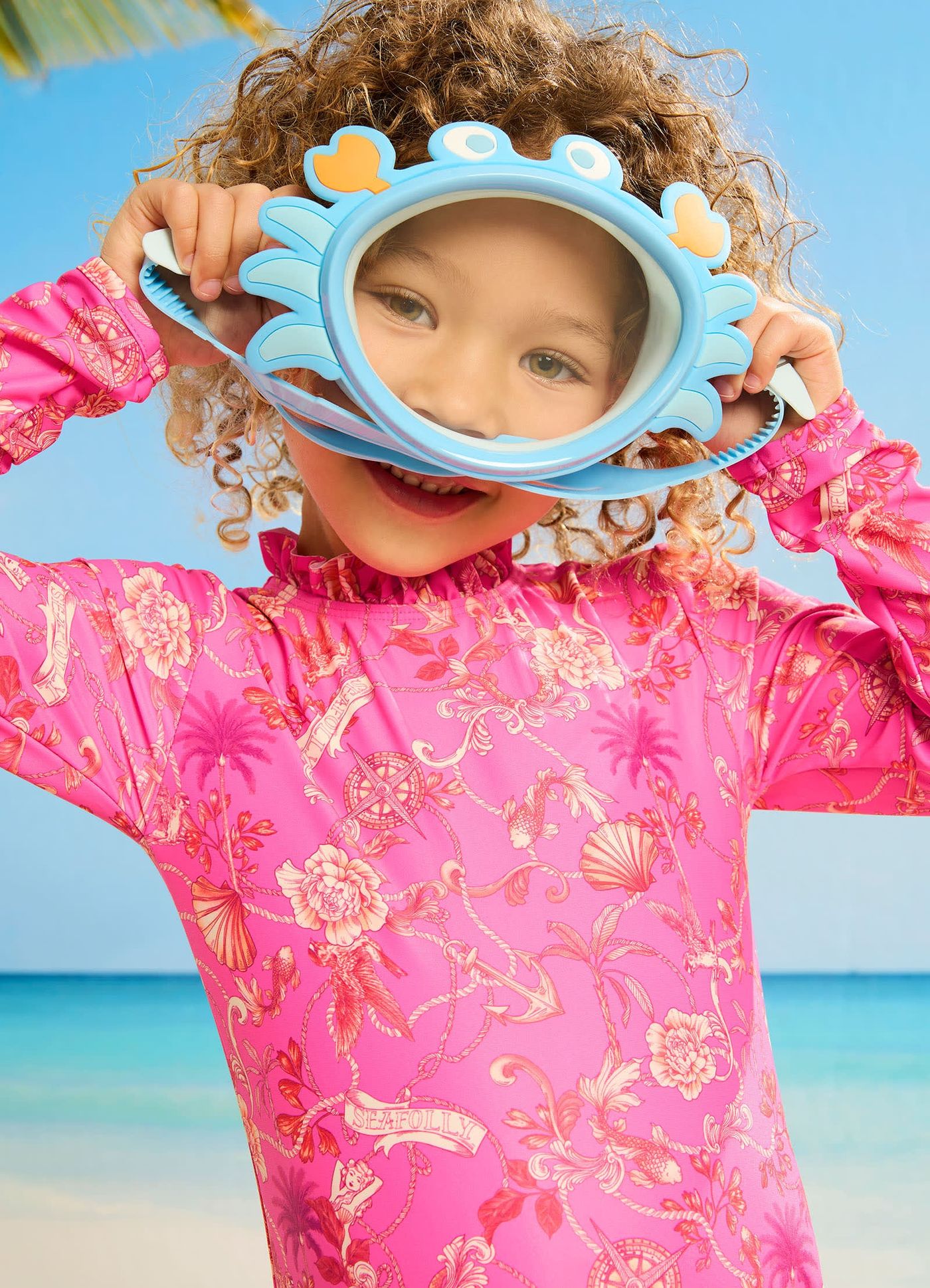 Seven Seas Girls Mini Frill Paddlesuit - Seven Seas - SevenSeas