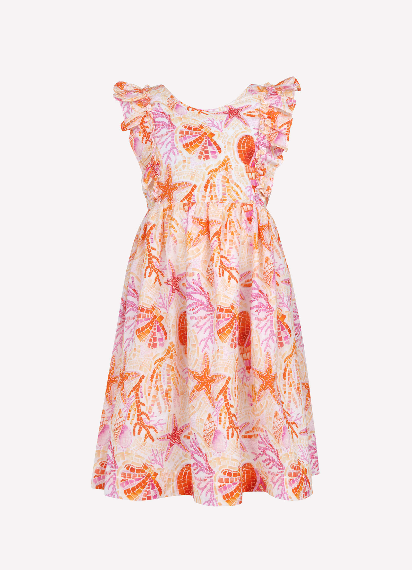 Yardage Frill Dress - La Mer - La Mer view 3