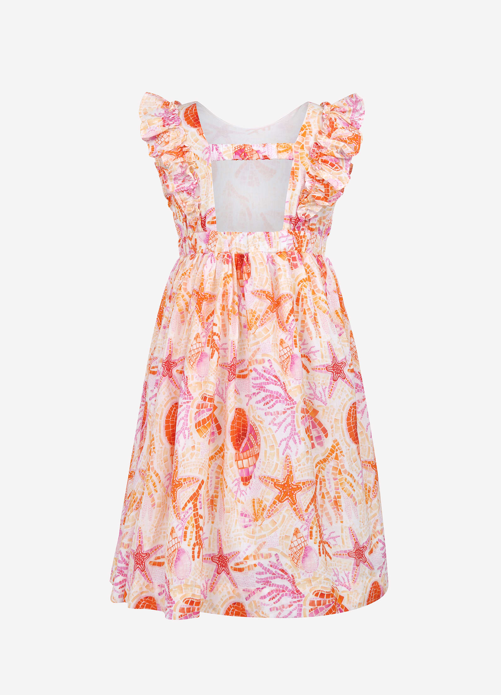 Yardage Frill Dress - La Mer - La Mer view 4