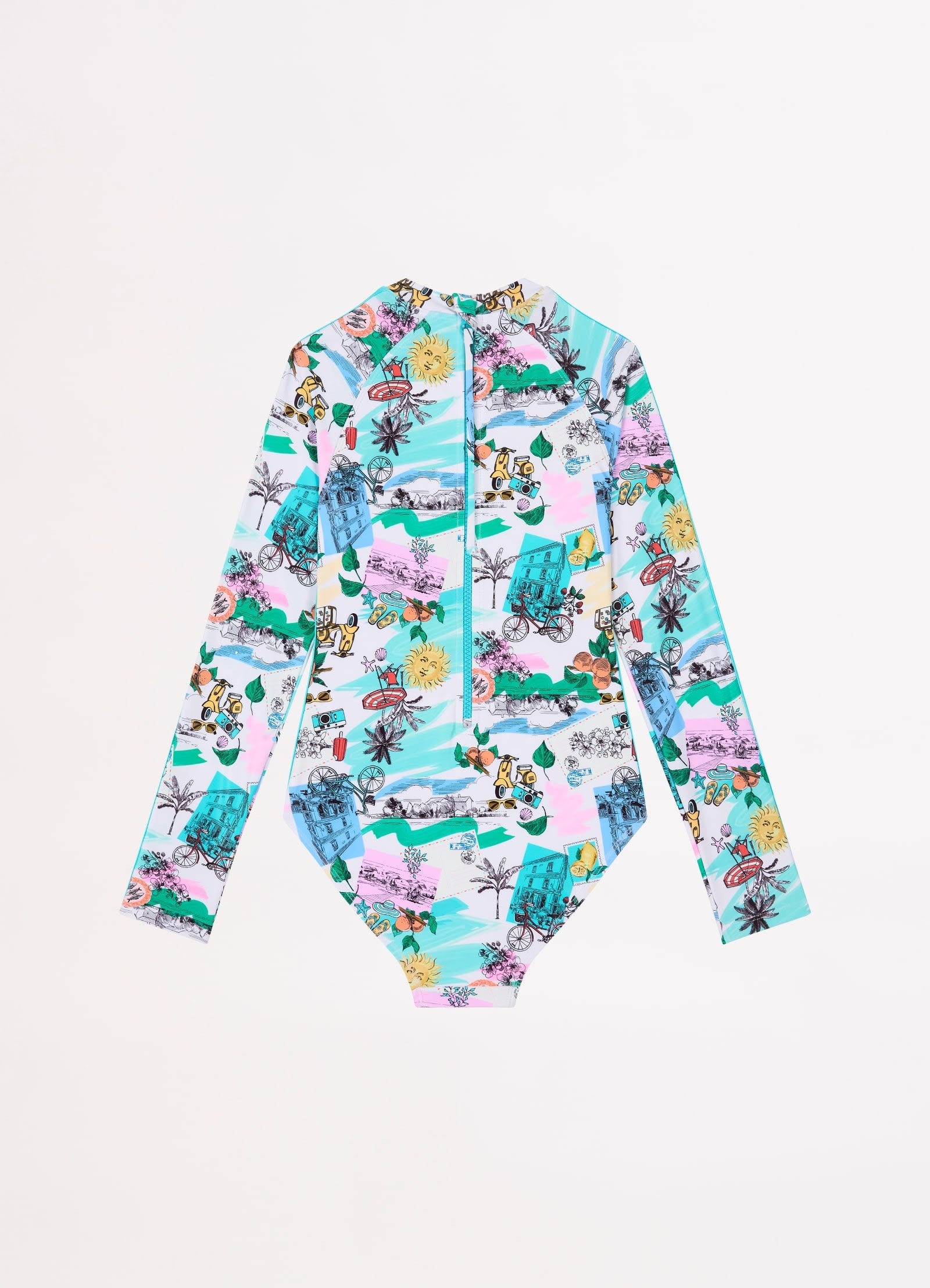 Amalfi Coast Girls Paddlesuit - Amalfi - Amalfi view 2