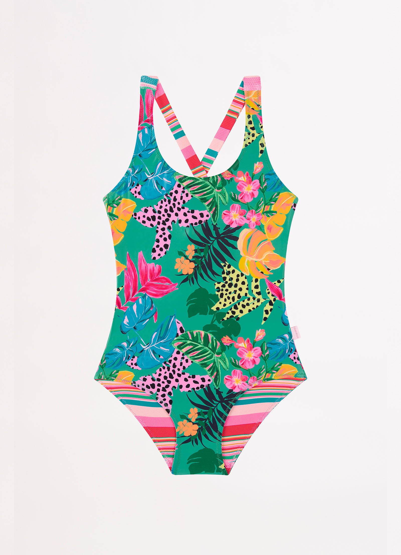 Amazon Girls Reversible One Piece - Green - Green view 3