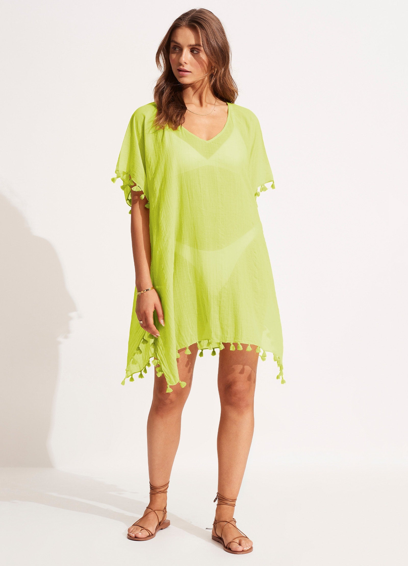 Amnesia Kaftan - Celery - Celery