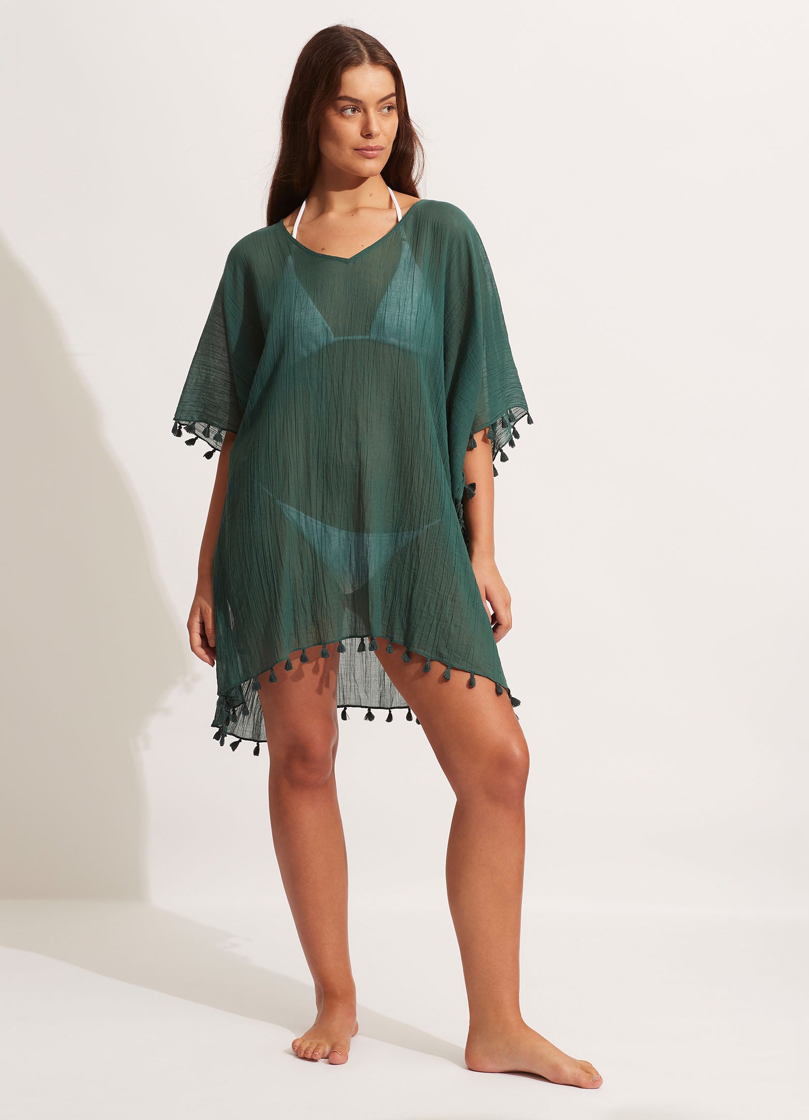 Amnesia Kaftan - Evergreen - Evergreen view 2