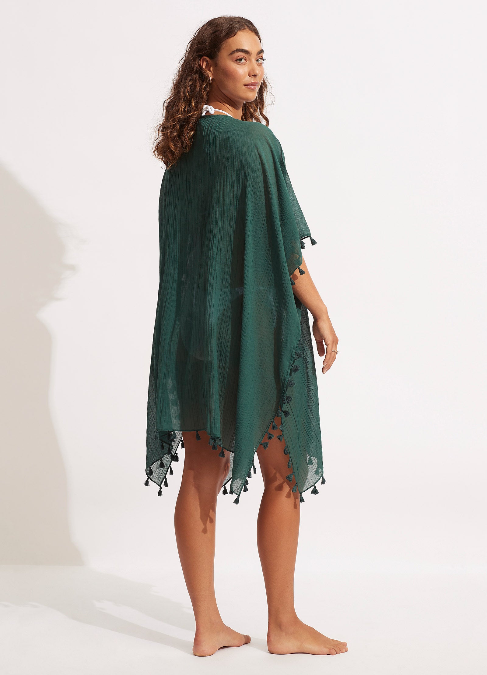 Amnesia Kaftan - Evergreen - Evergreen view 4