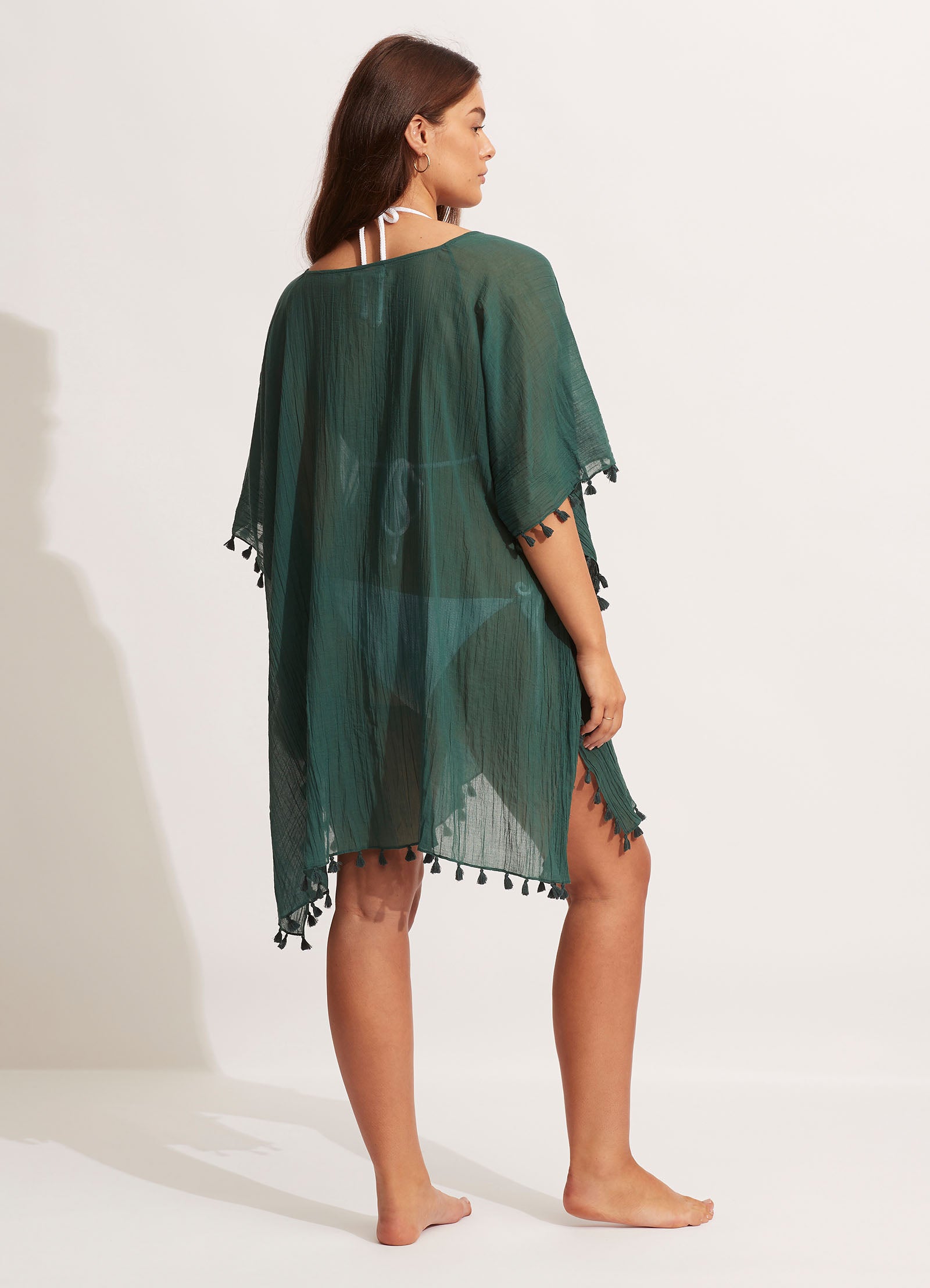 Amnesia Kaftan - Evergreen - Evergreen view 5