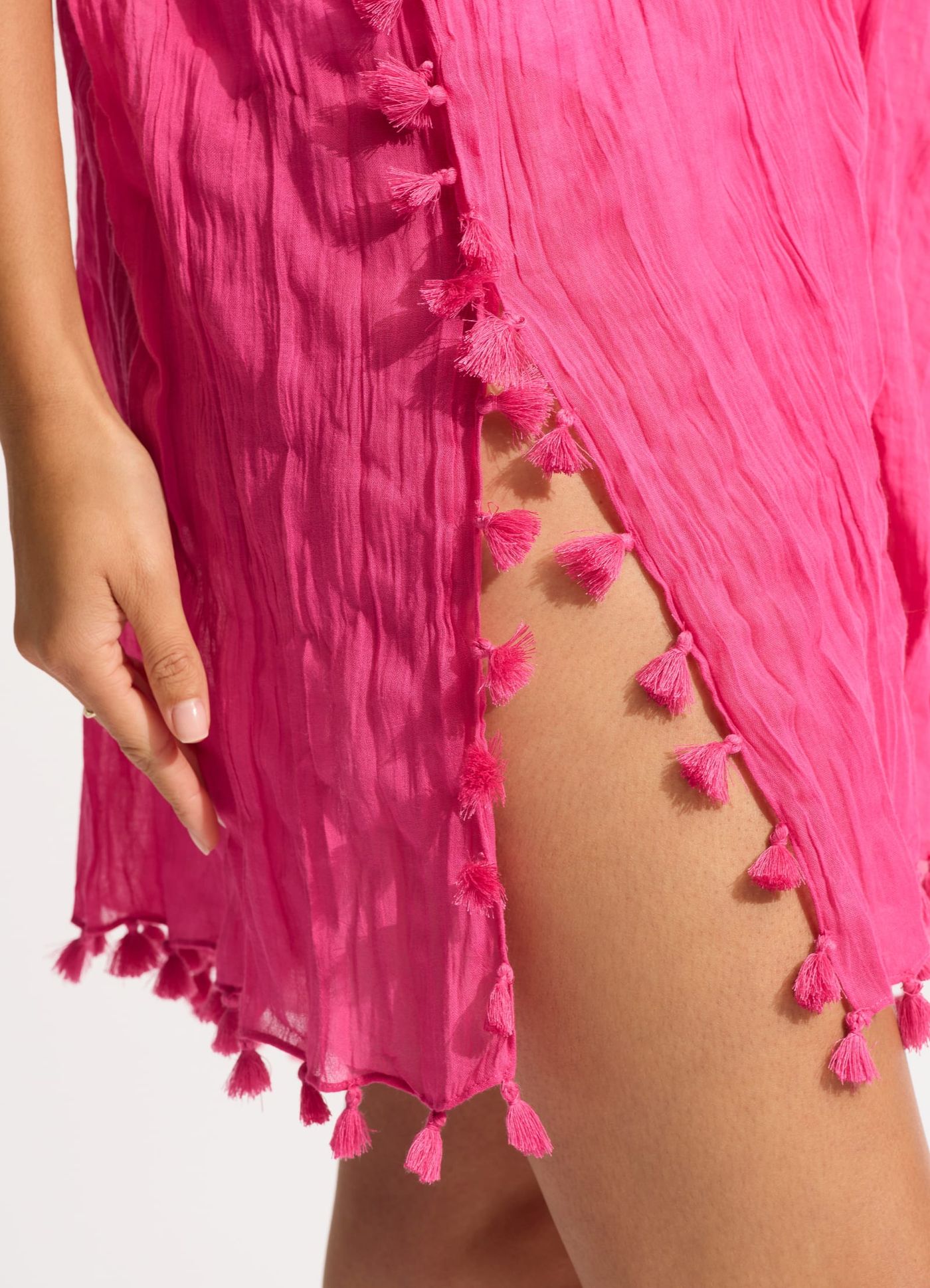 Amnesia Kaftan - Fuchsia Rose - Fuchsia Rose view 4