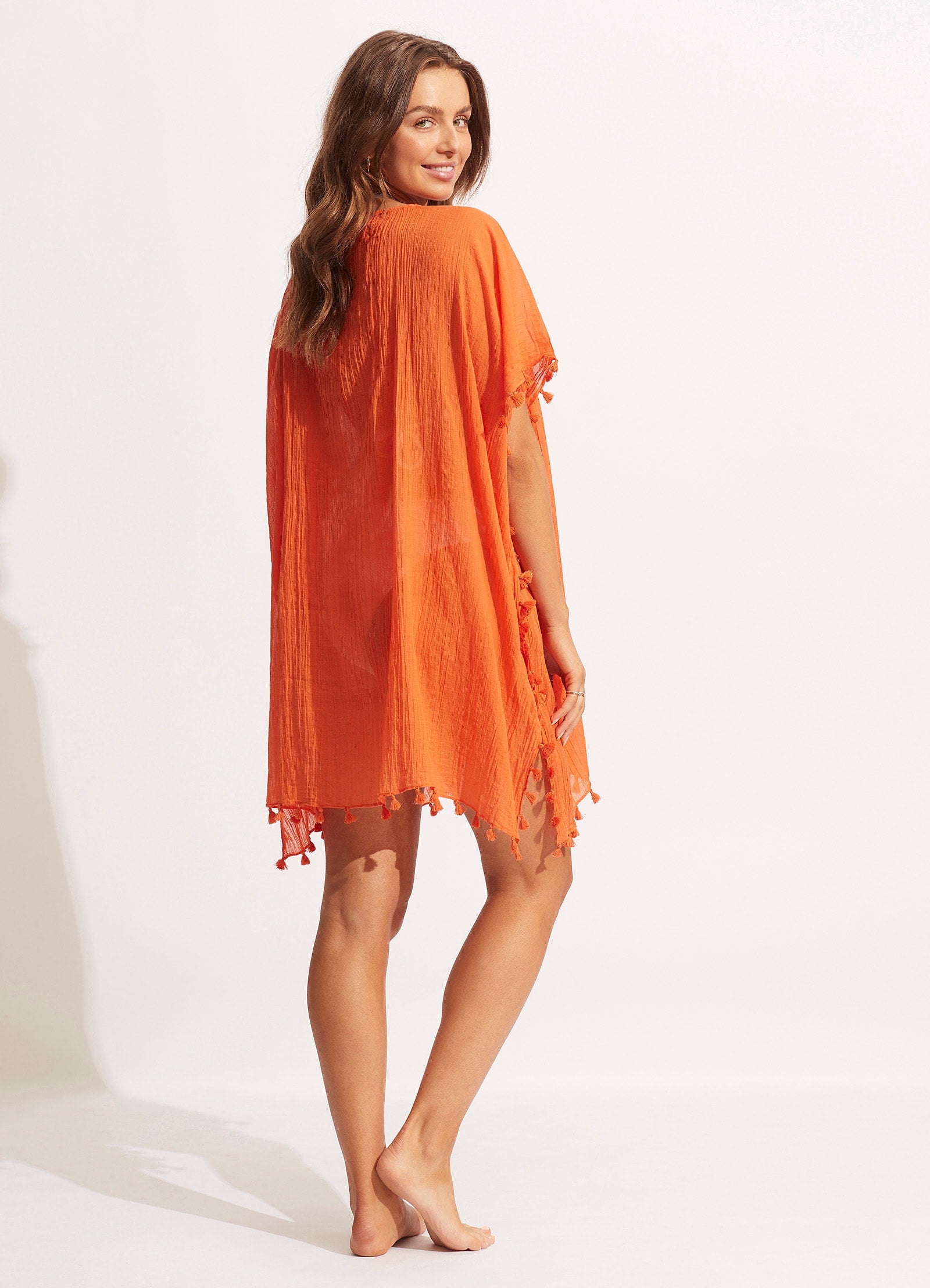Amnesia Kaftan - Mandarin - Mandarin view 3