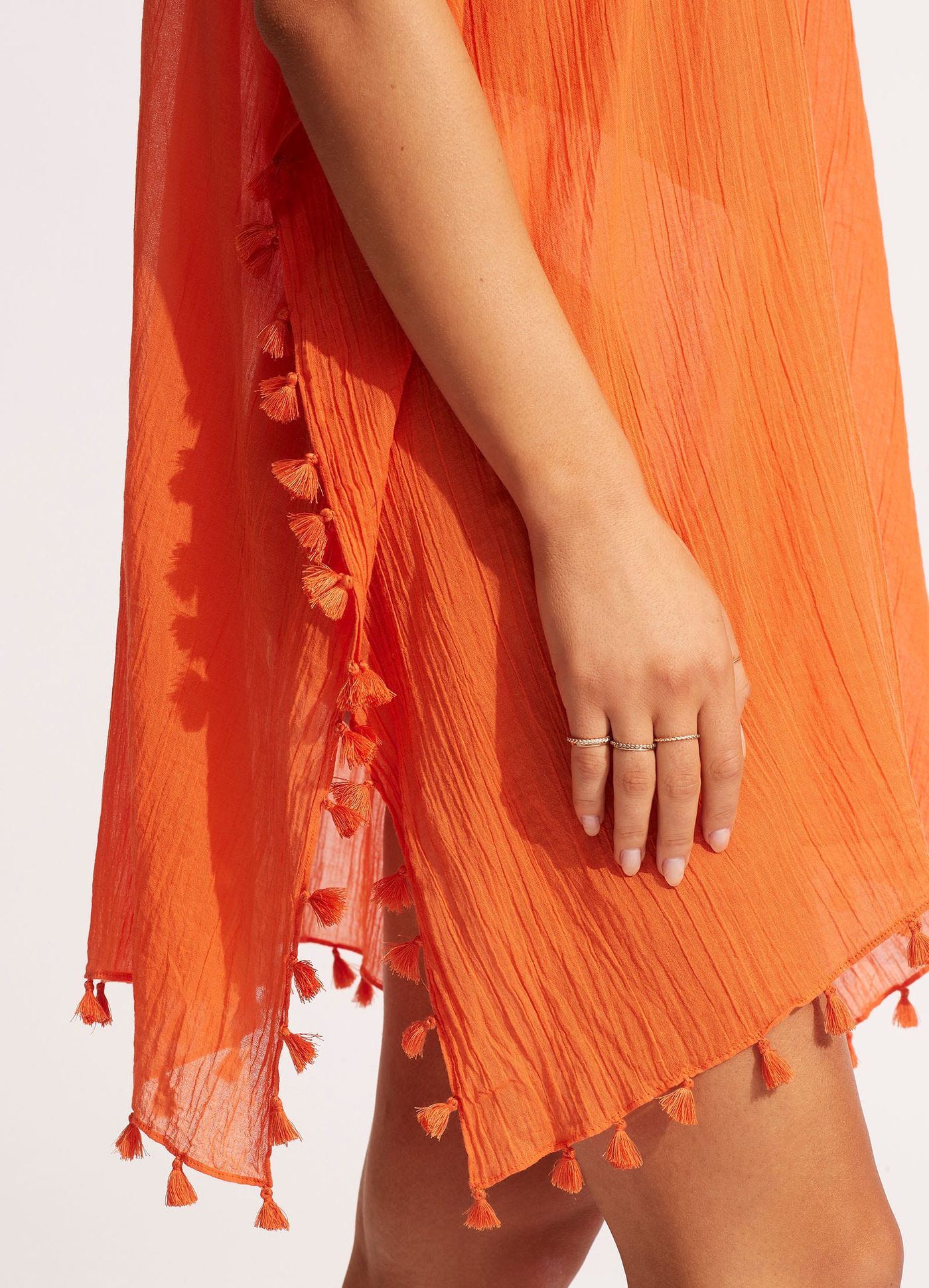 Amnesia Kaftan - Mandarin - Mandarin view 4