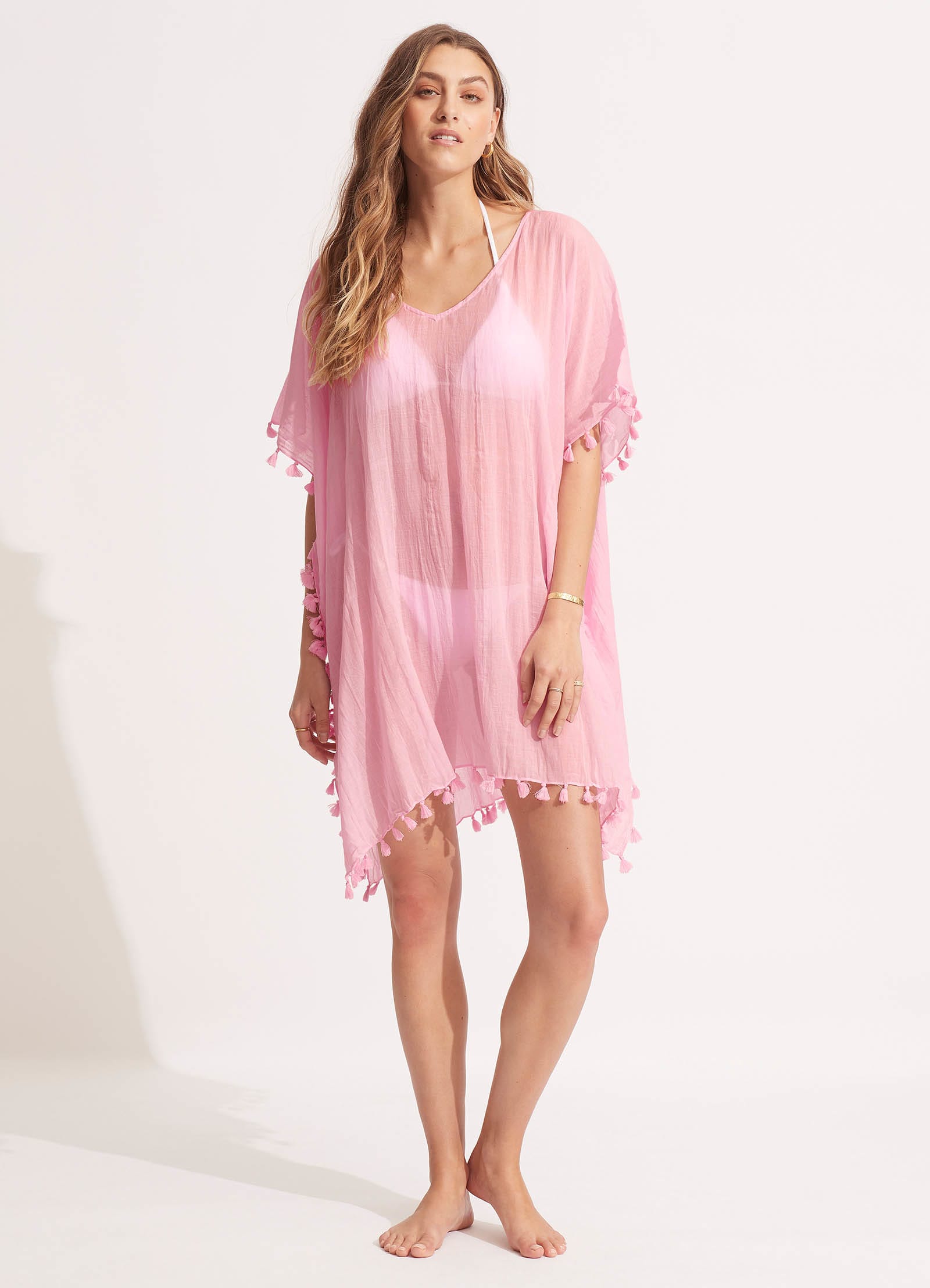 Amnesia Kaftan - Parfait Pink - Parfait Pink