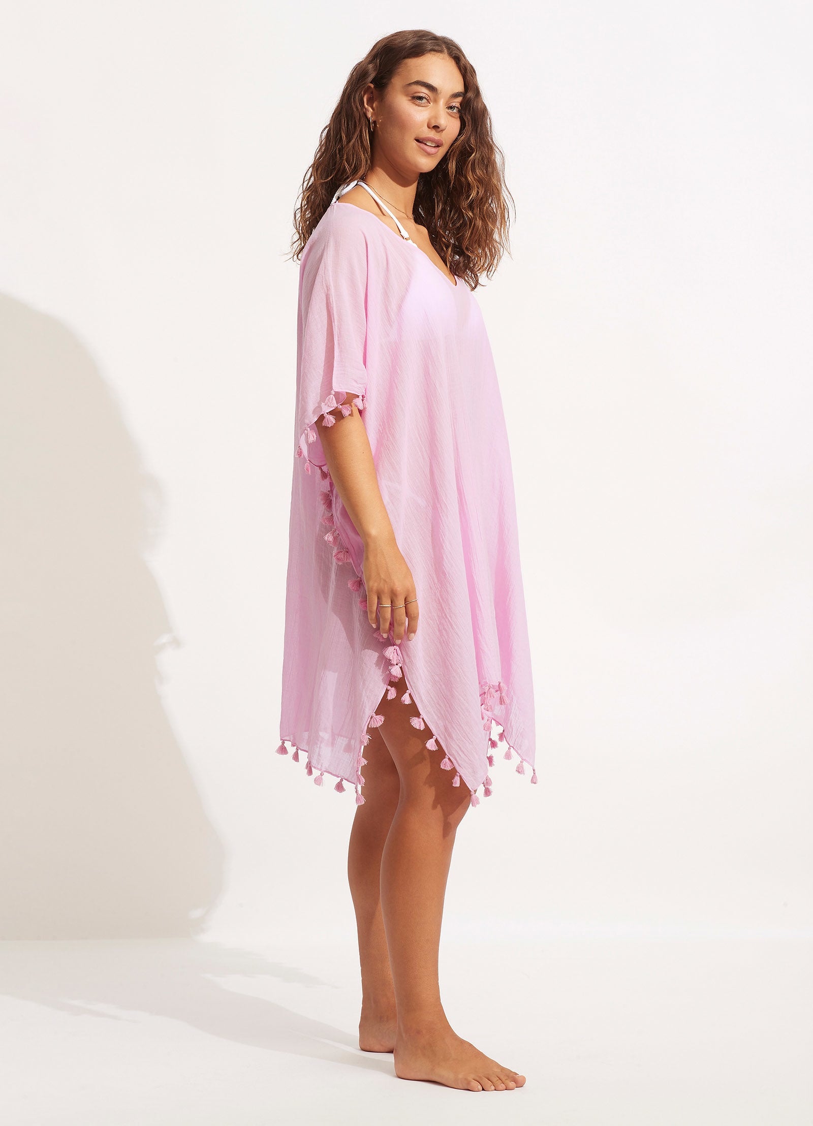 Amnesia Kaftan - Wild Rose - Wild Rose view 3