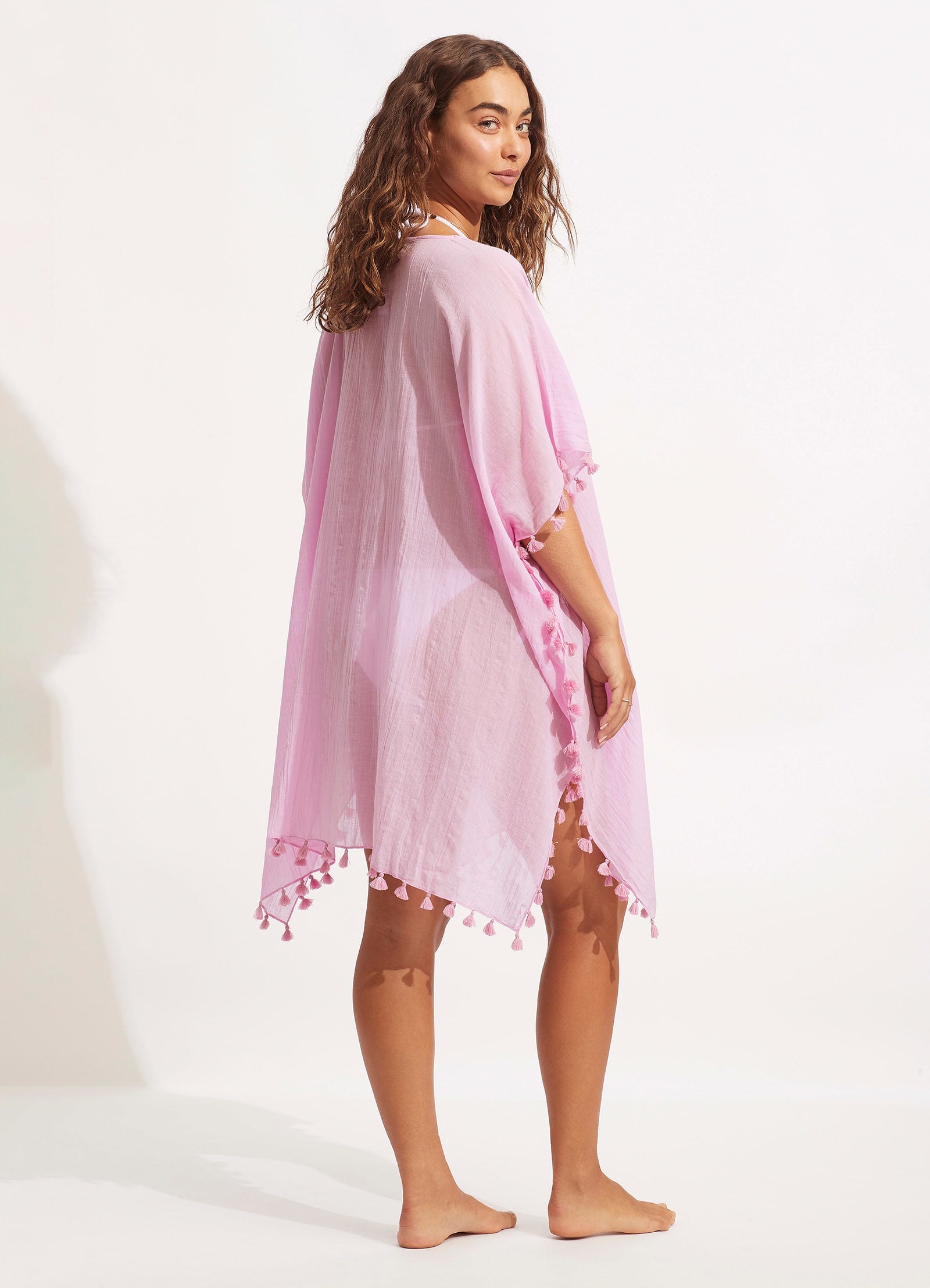Amnesia Kaftan - Wild Rose - Wild Rose view 4