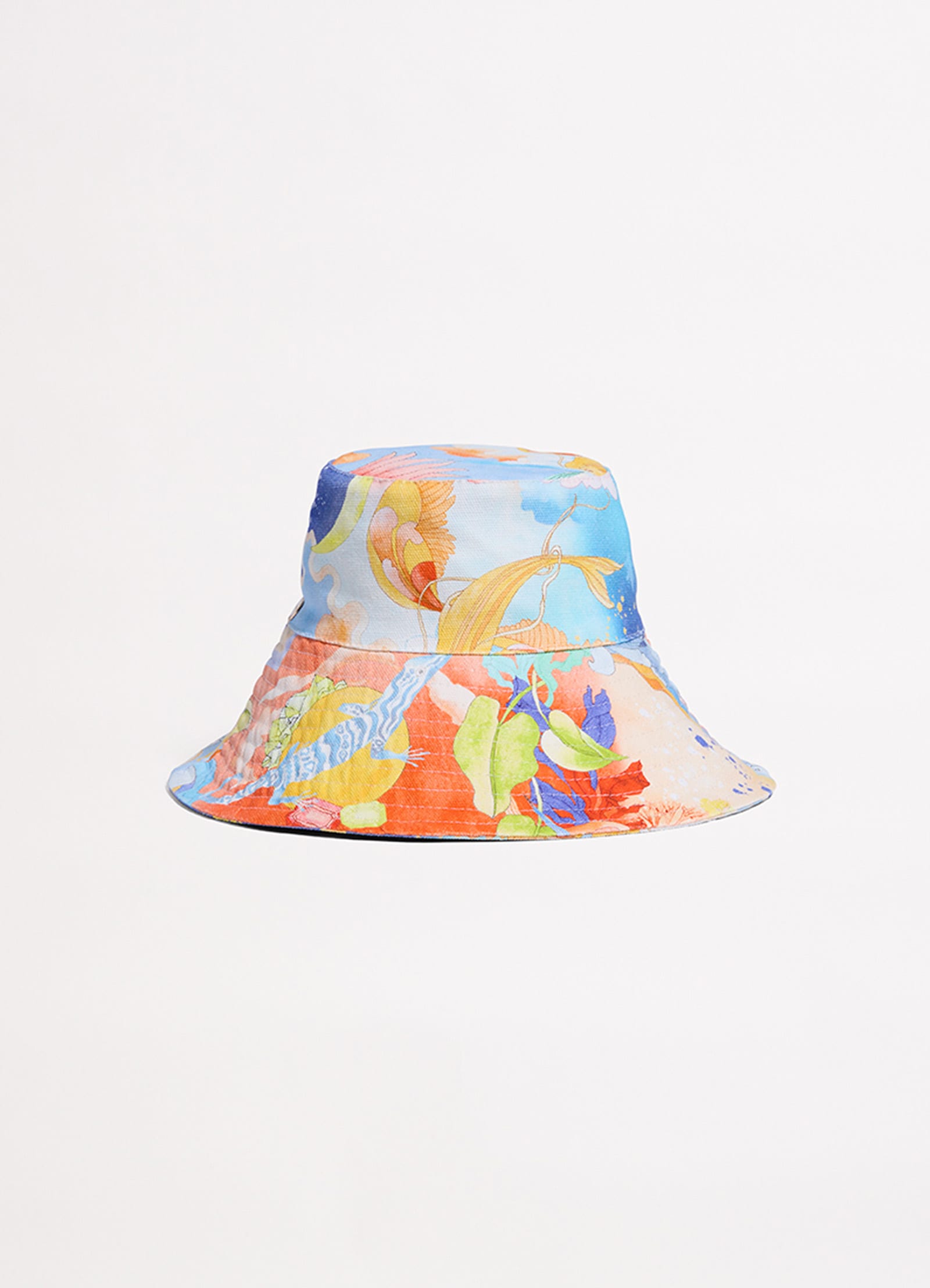 Aquarius Large Bucket Hat - Turquoise - Turquoise view 2
