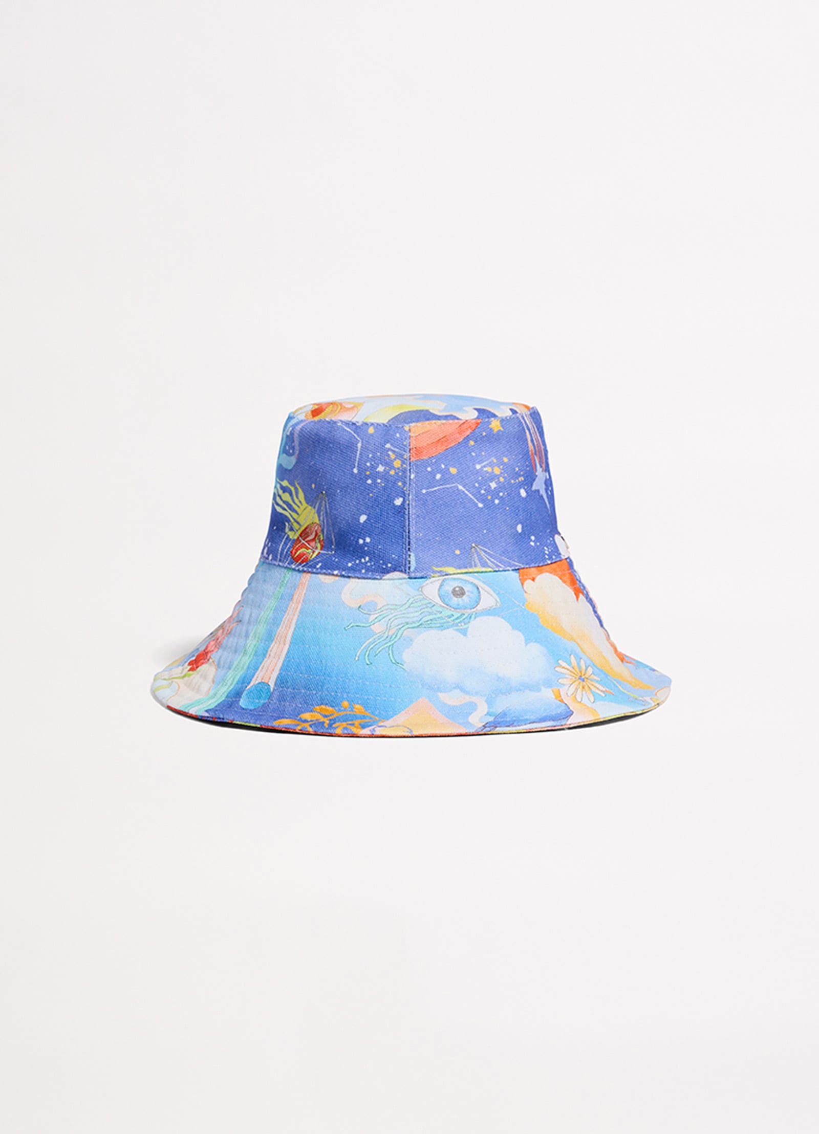 Aquarius Large Bucket Hat - Turquoise - Turquoise view 3