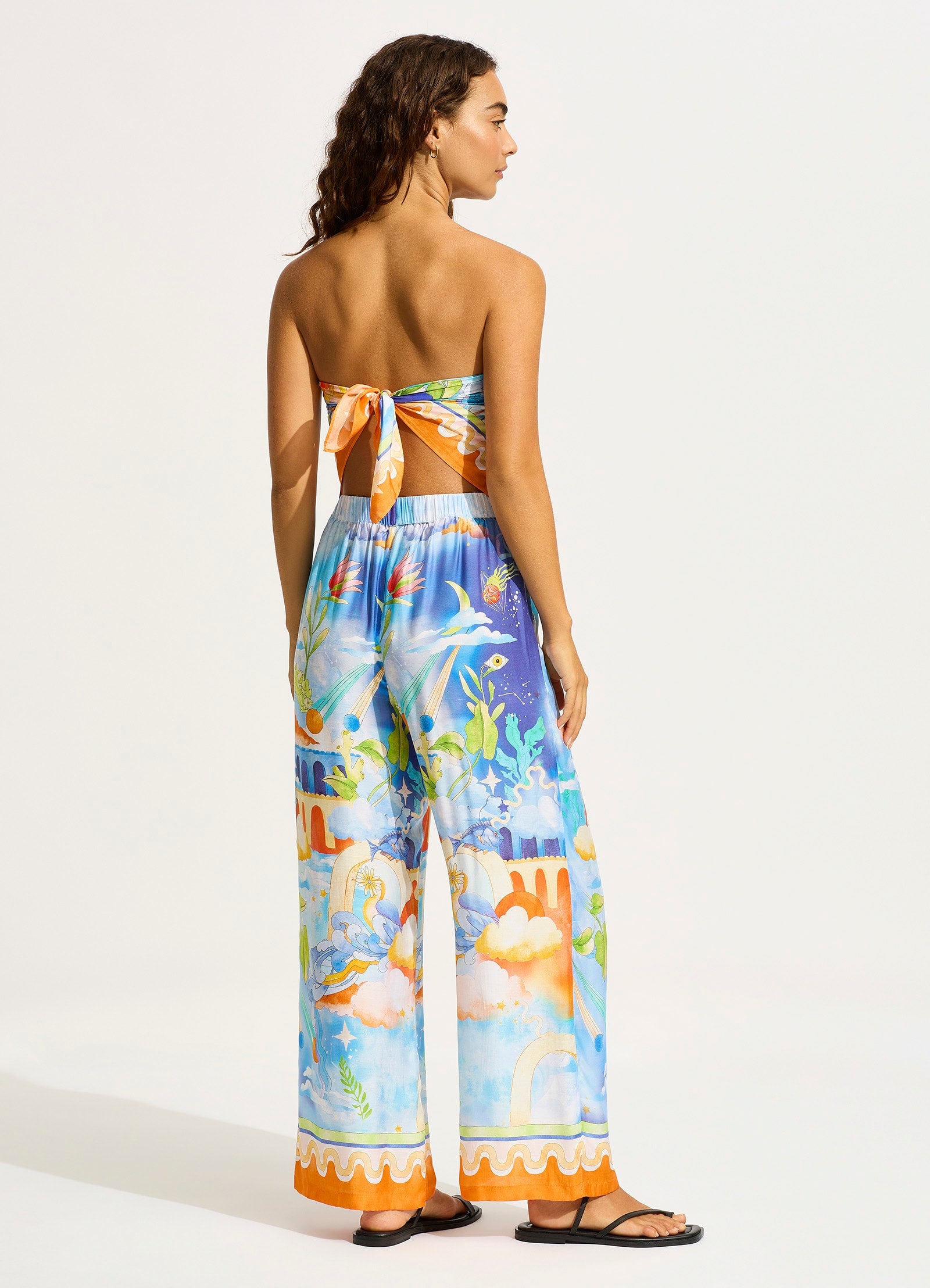 Aquarius Pant - Turquoise - Turquoise view 4