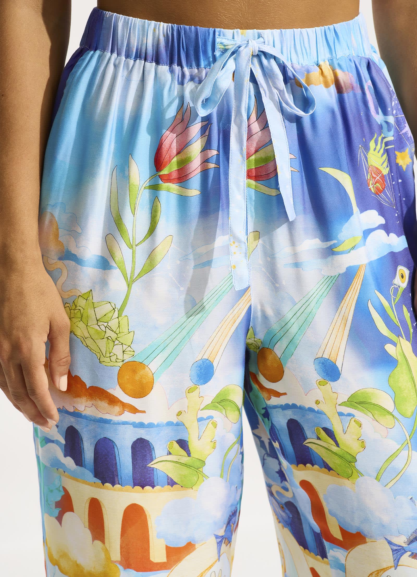 Aquarius Pant - Turquoise - Turquoise view 5