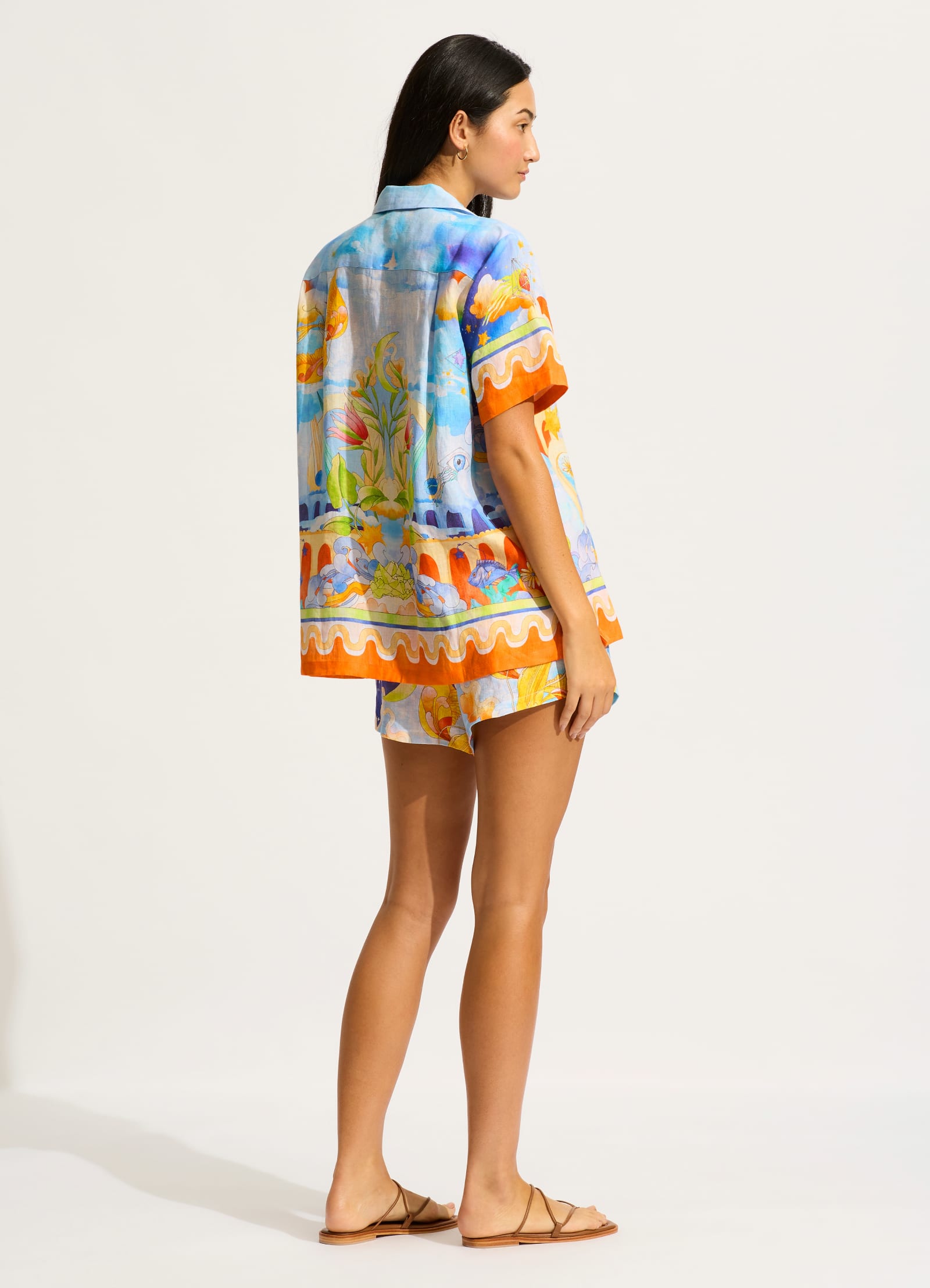 Aquarius Short - Turquoise - Turquoise view 4