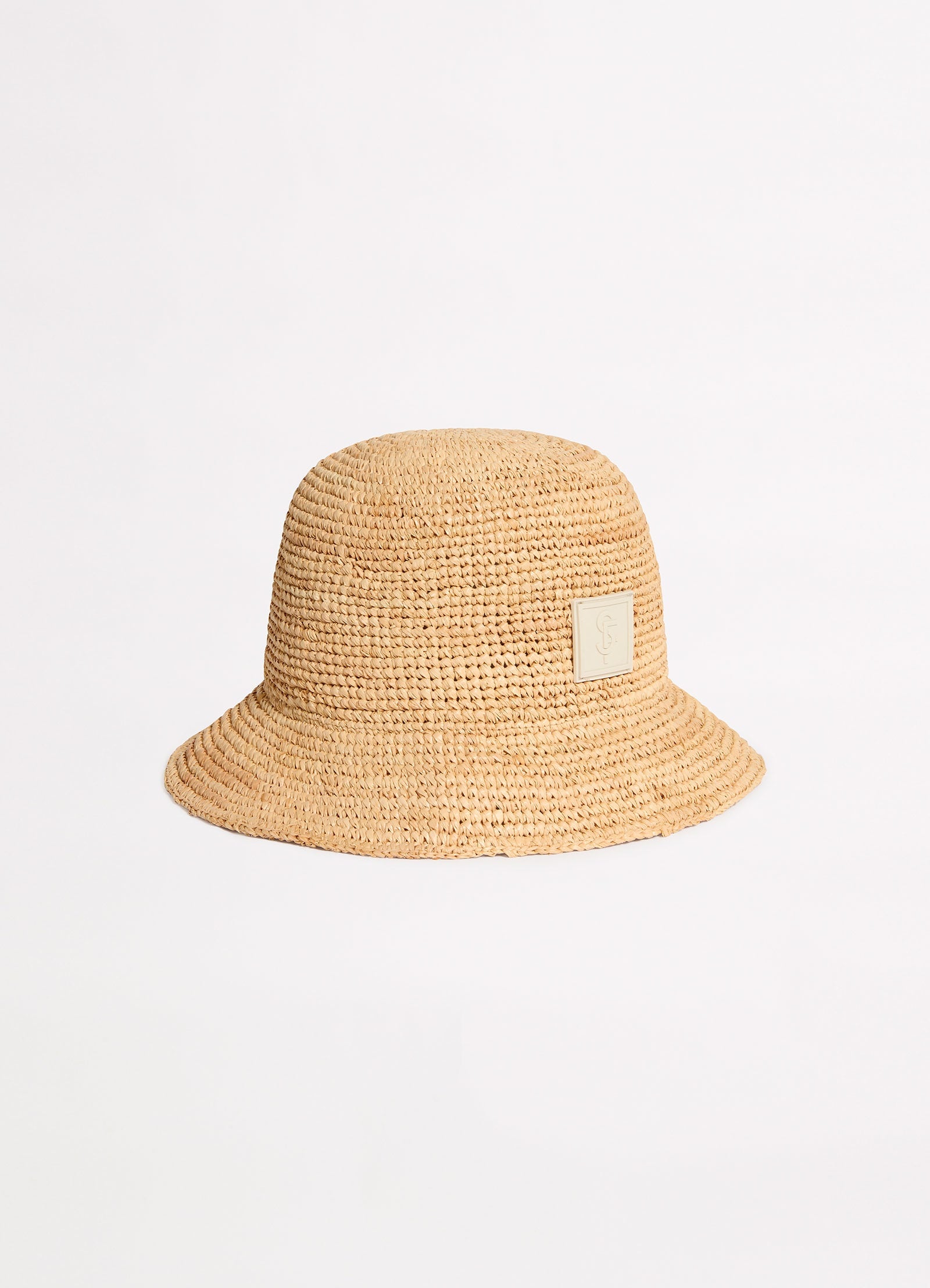 Atlantis Raffia Cloche Hat - Natural - Natural view 3
