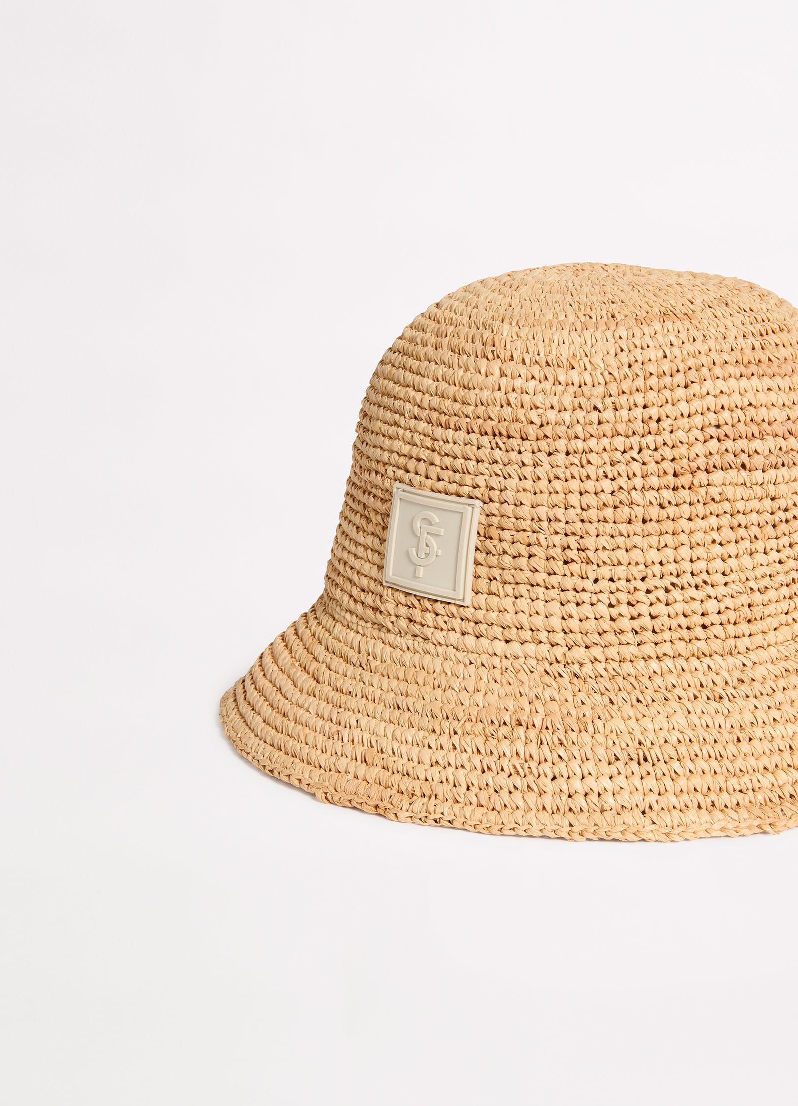 Atlantis Raffia Cloche Hat - Natural - Natural view 4