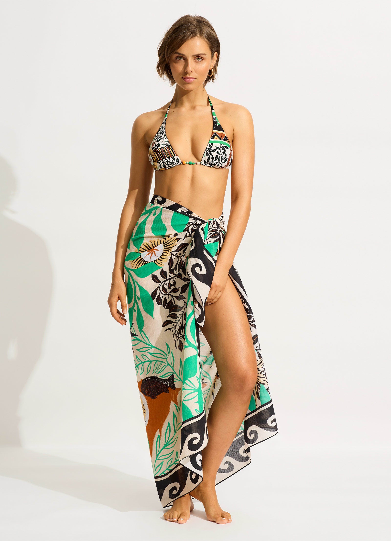 Atlantis Sarong - Ecru - Ecru