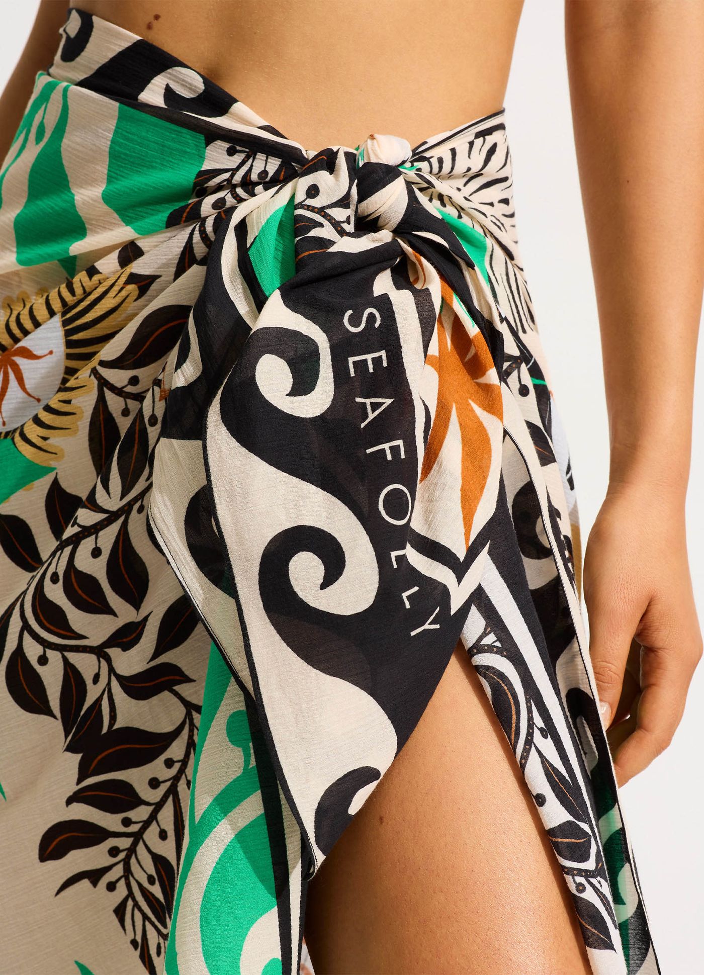 Atlantis Sarong - Ecru - Ecru view 5