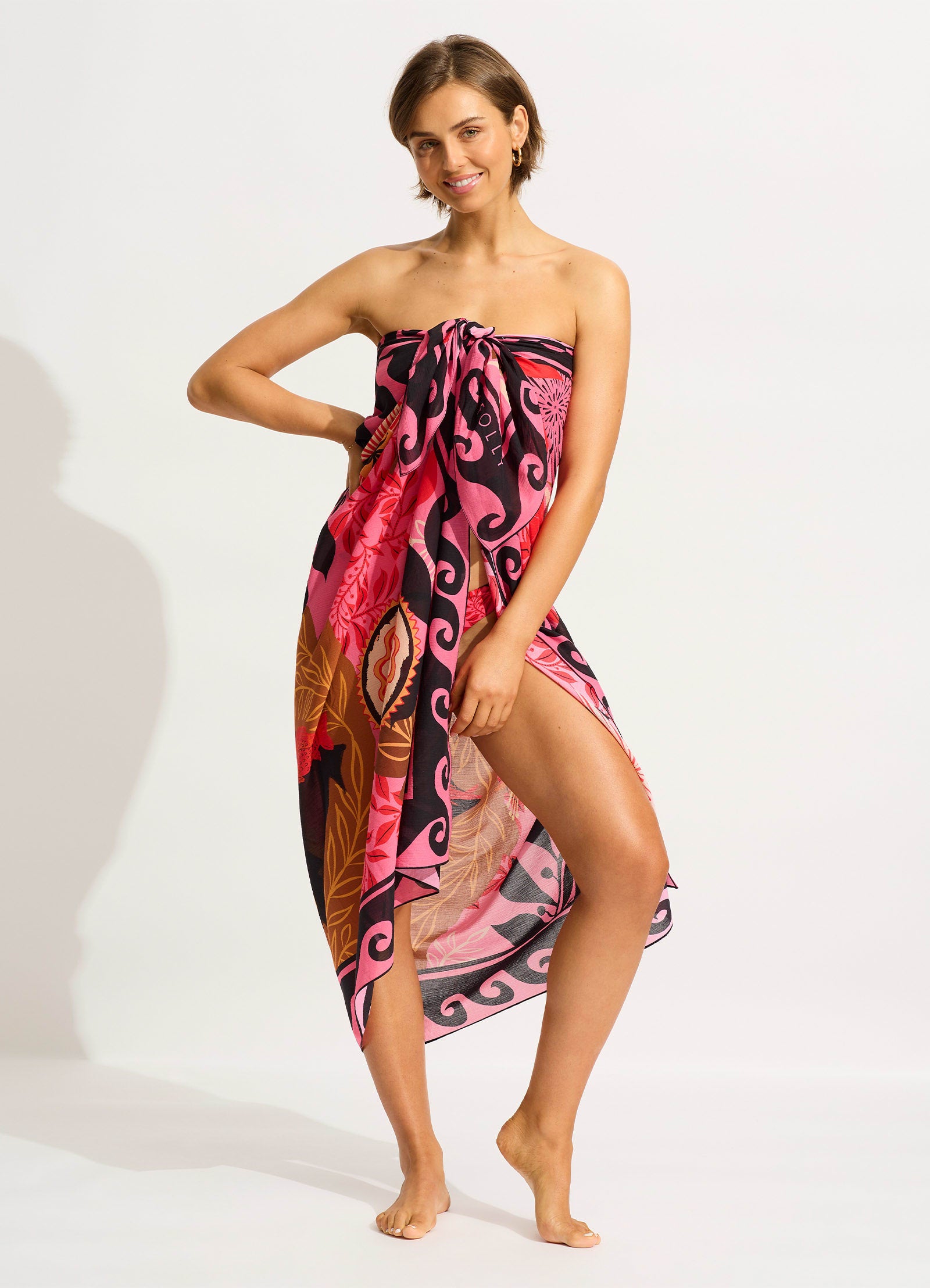 Atlantis Sarong - Paradise Pink - Paradise Pink view 4