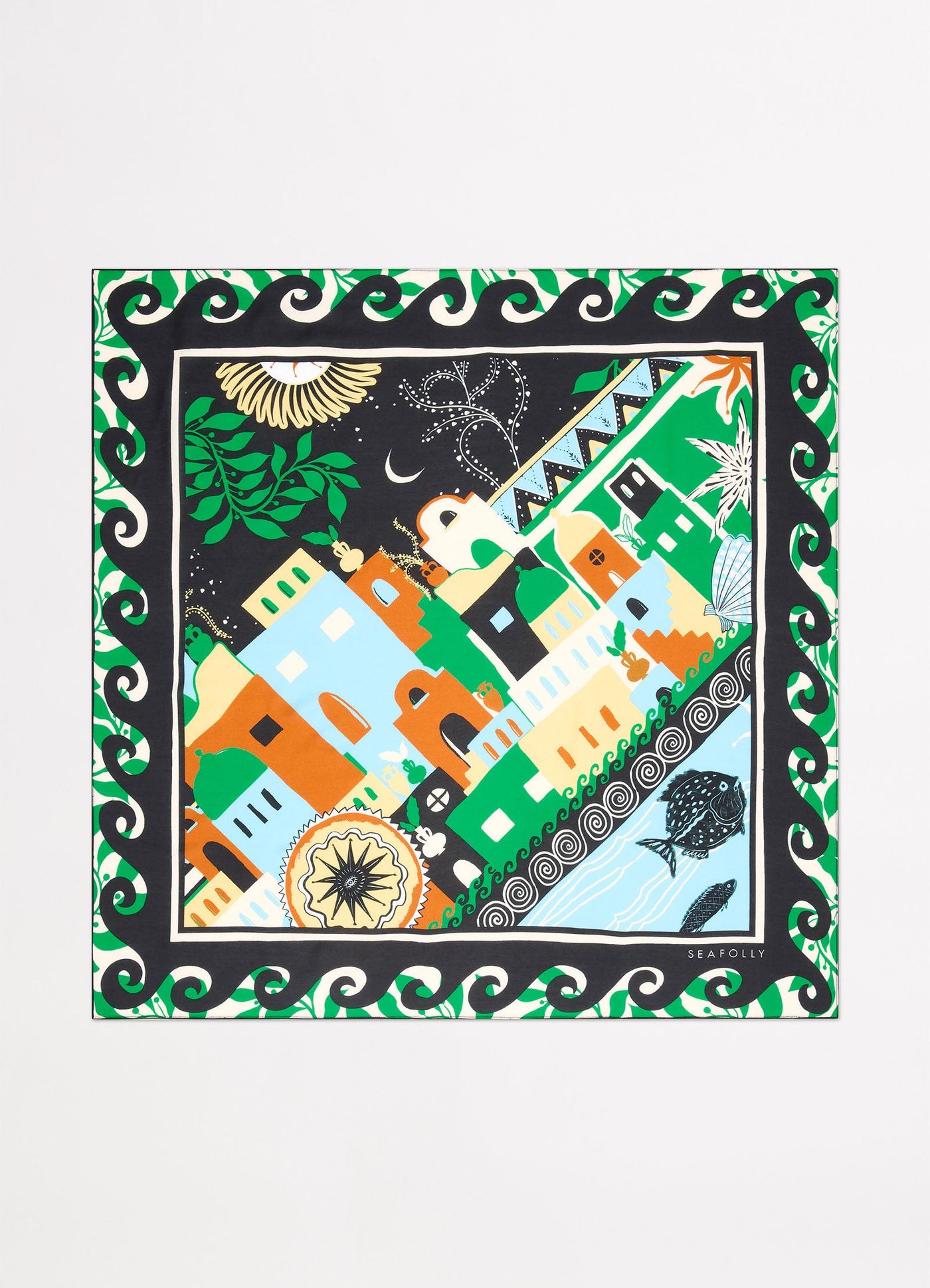 Atlantis Scarf - Ecru - Ecru view 2