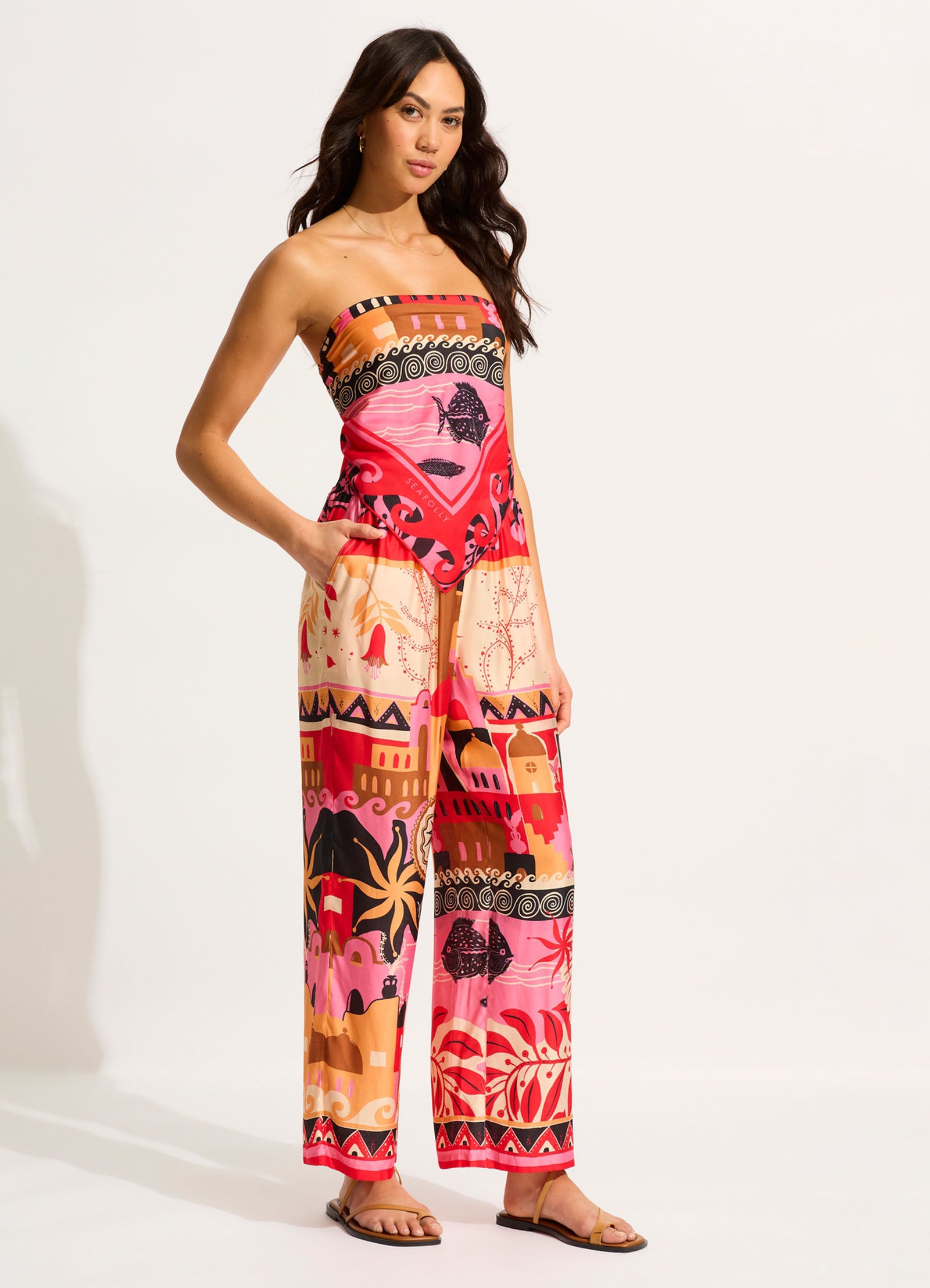Atlantis Scarf - Paradise Pink - Paradise Pink view 4