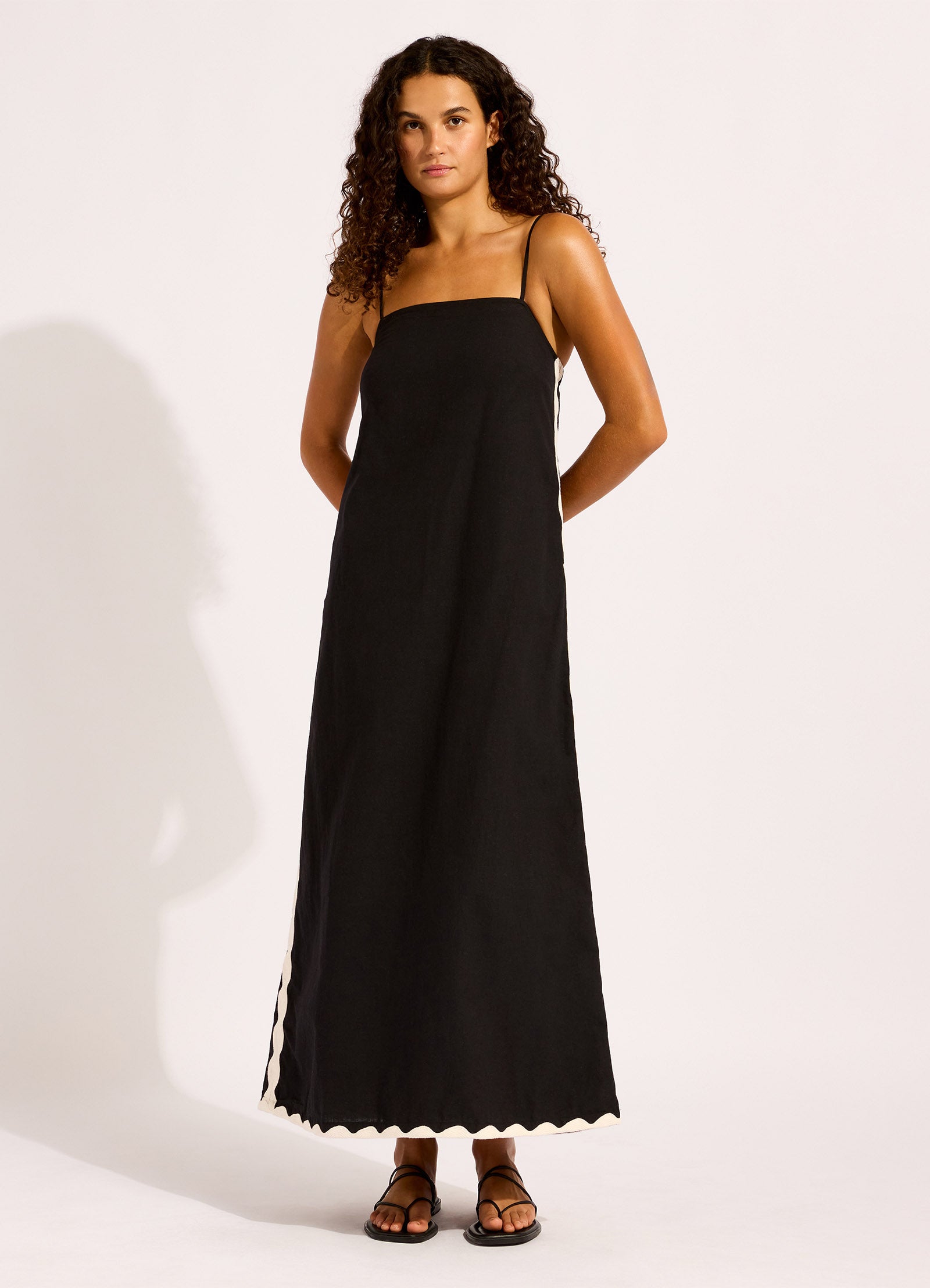 Bandeau Maxi Dress - Black