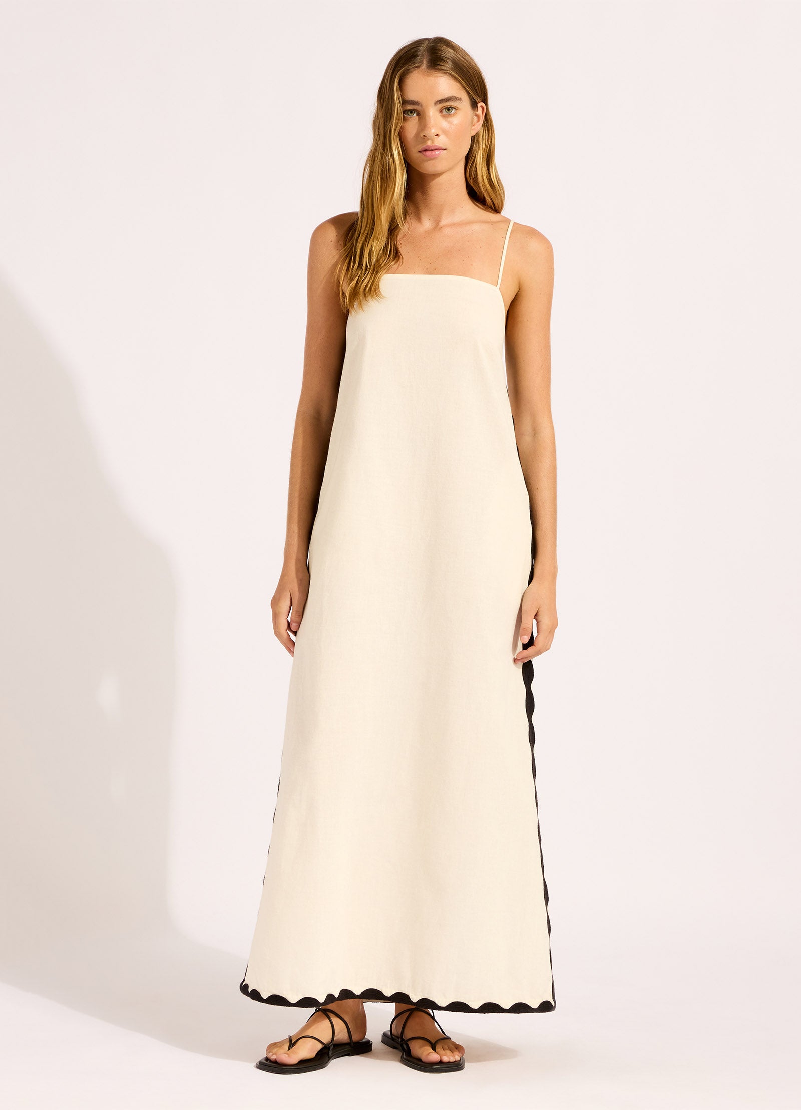 Bandeau Maxi Dress - Ecru