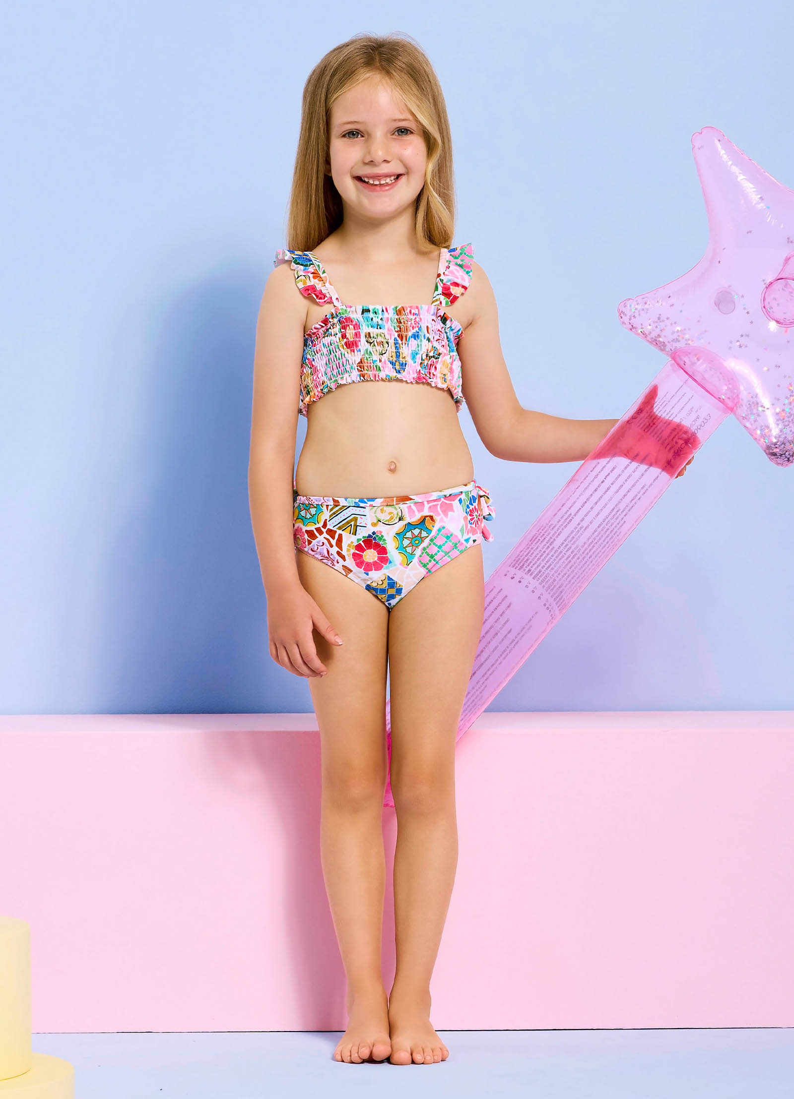 Beach Boheme Shirred Bikini Set - Beach Boheme