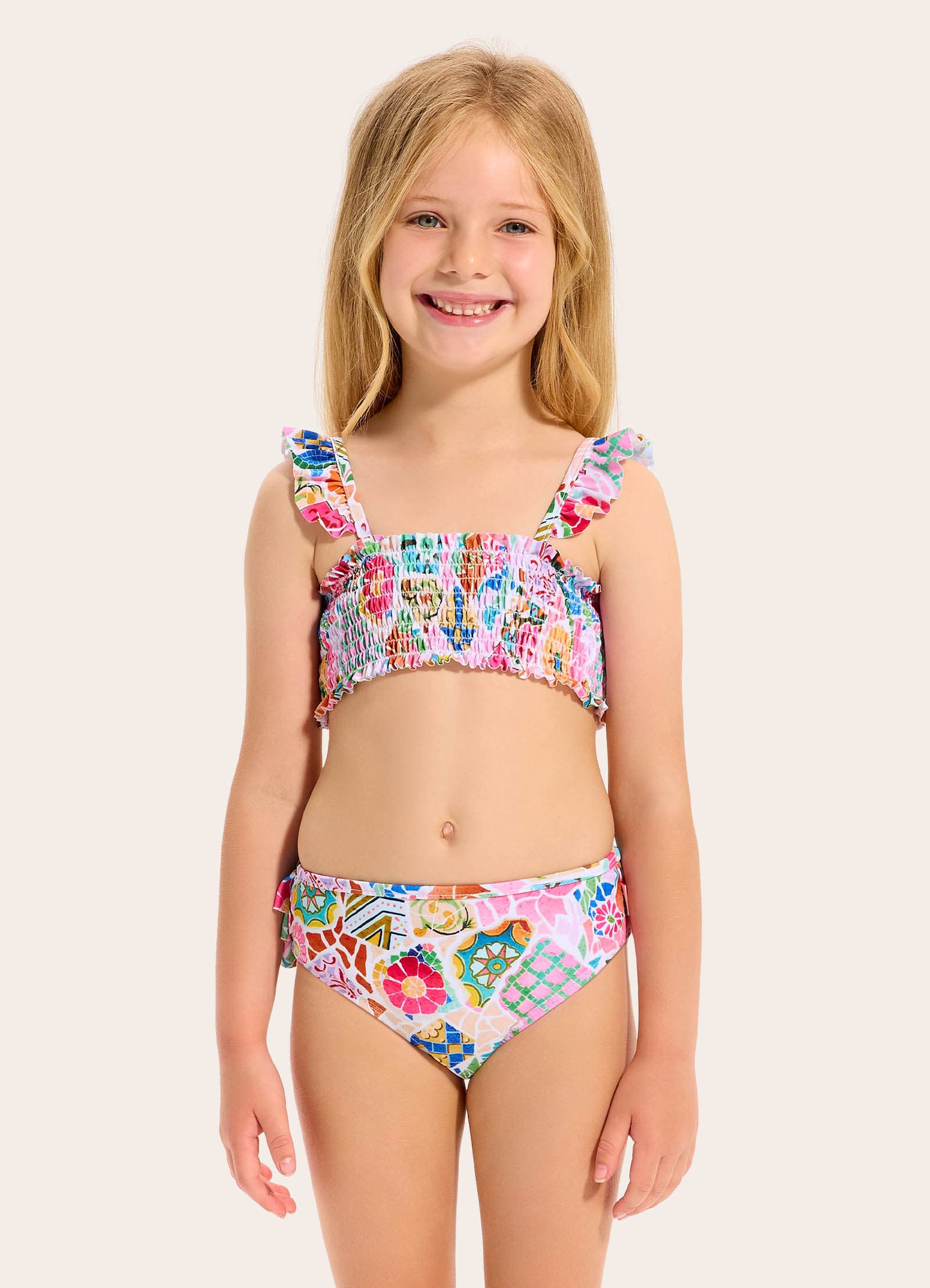 Beach Boheme Shirred Bikini Set - Beach Boheme view 2