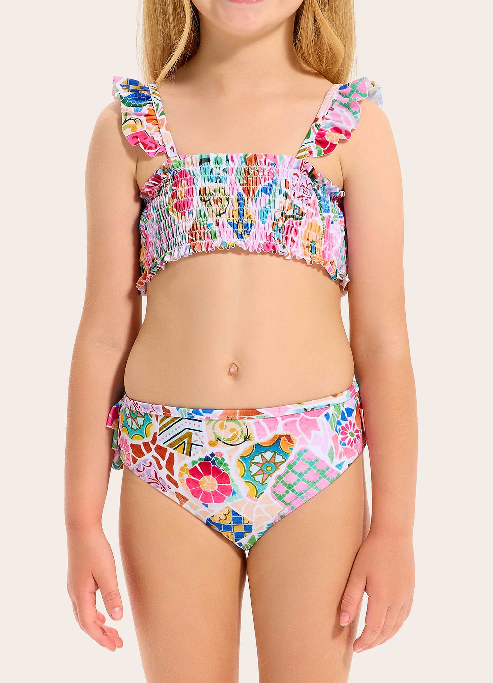 Beach Boheme Shirred Bikini Set - Beach Boheme view 3
