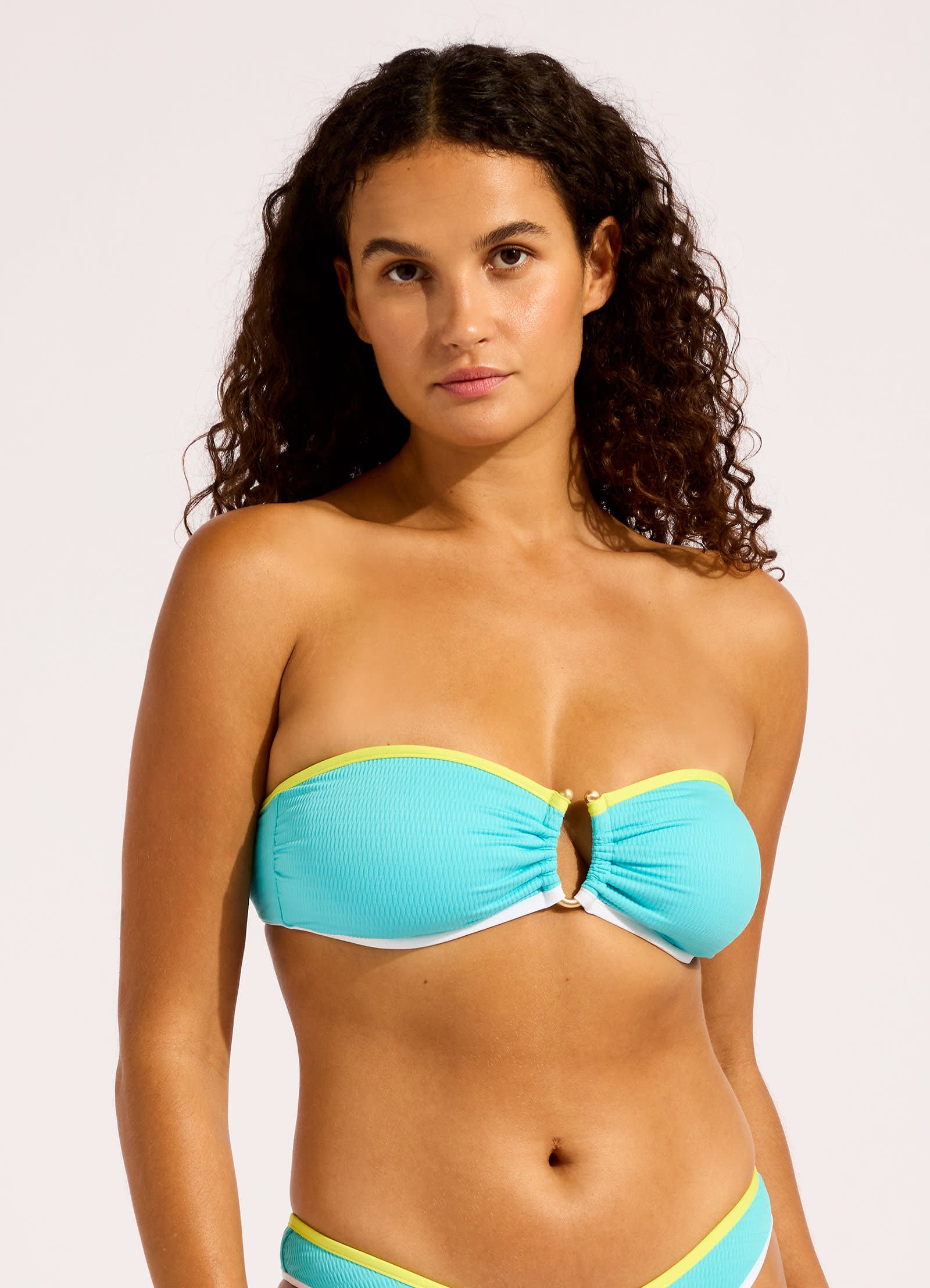 Beach Bound Bandeau Bikini Top - Atoll view 2