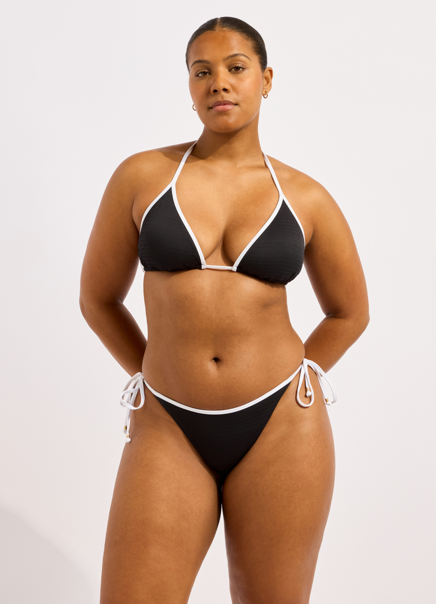 Beach Bound Tie Side Bikini Bottom - Black