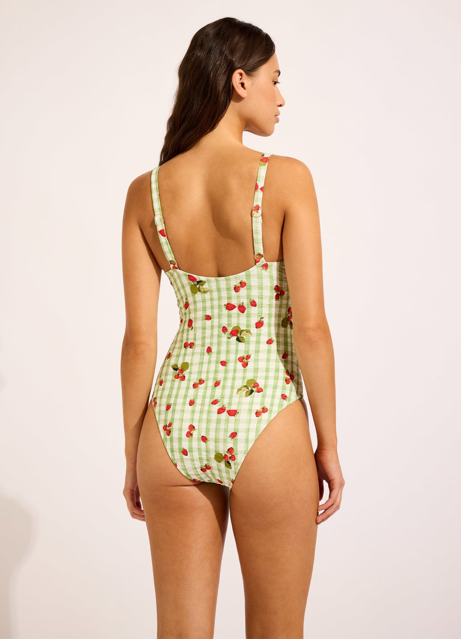 Beach Picnic DD One Piece Swimsuit - Sage view 3
