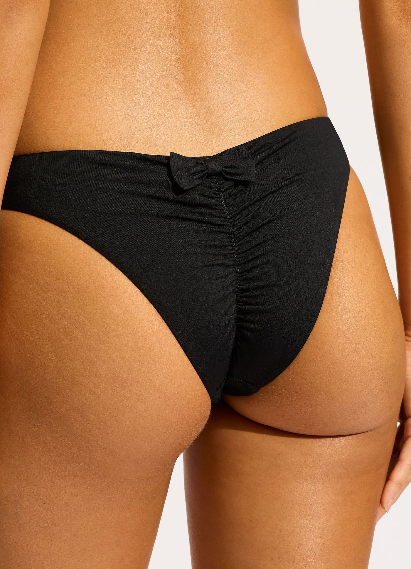 Beau Mini Hipster Bikini Bottom - Black - Black view 5