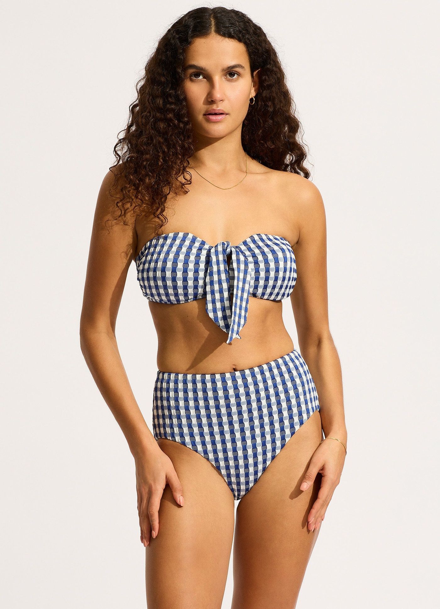 Bella High Waisted Bikini Bottom - Ultramarine - Ultramarine