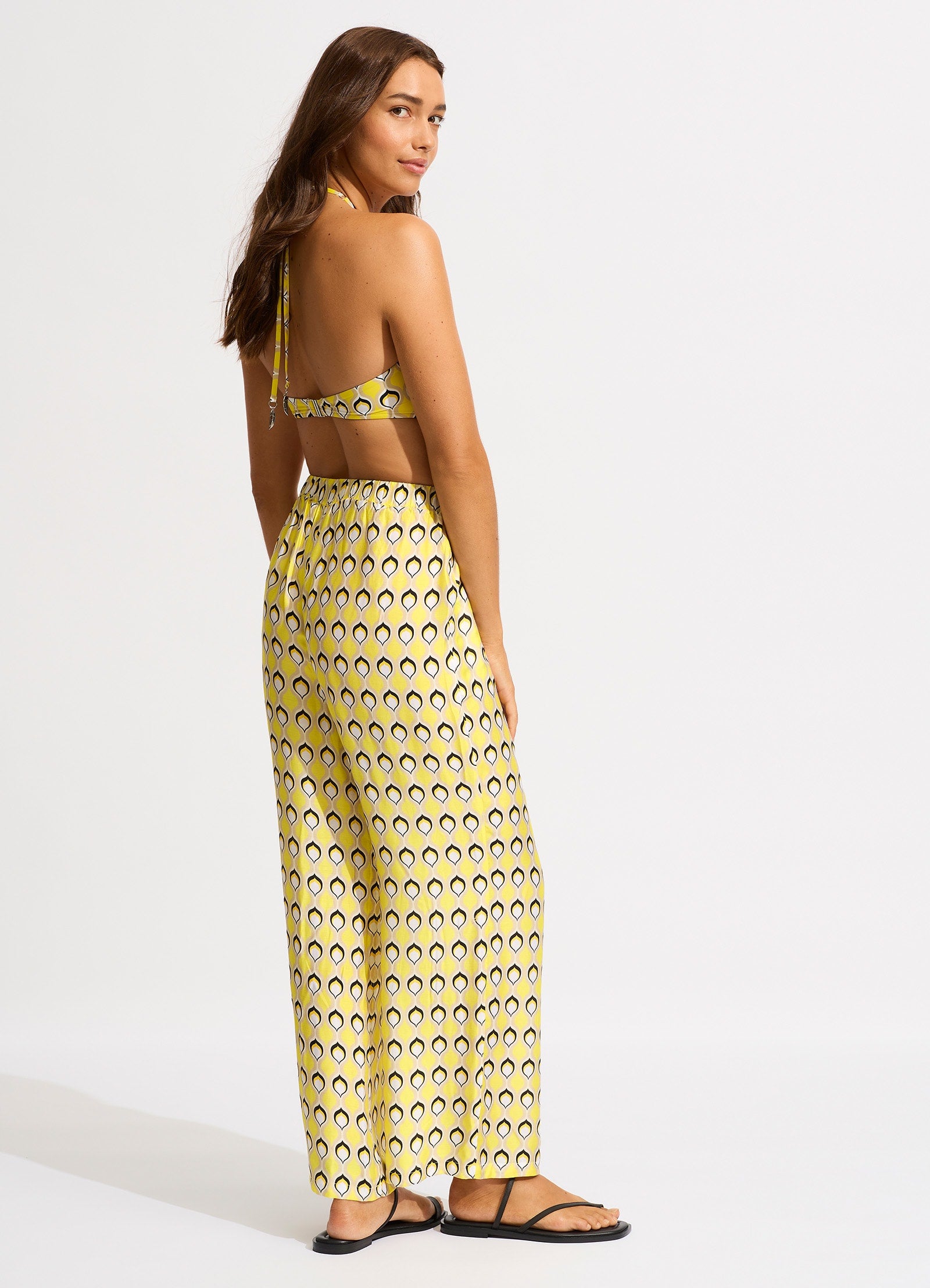 Birds Of Paradise Pant - Citron - Citron view 3