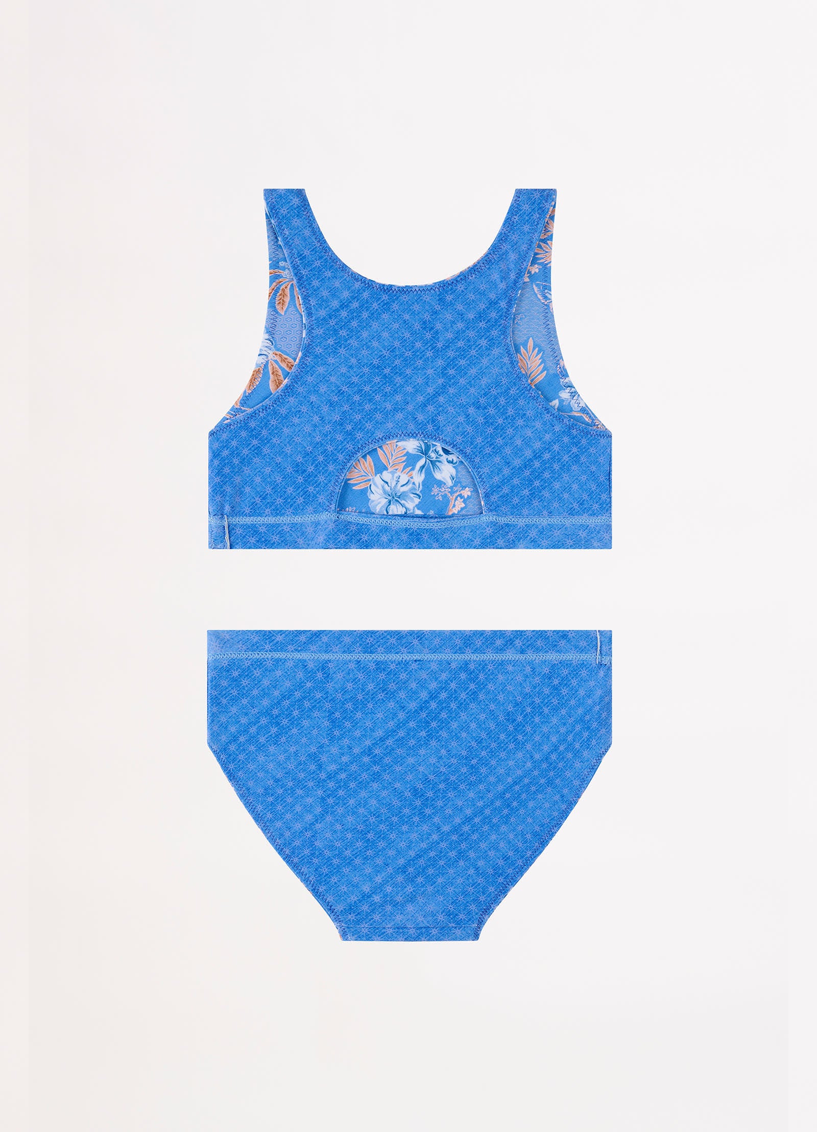 Blue Fuji Girls Reversible Bikini - Starlight - Starlight view 5